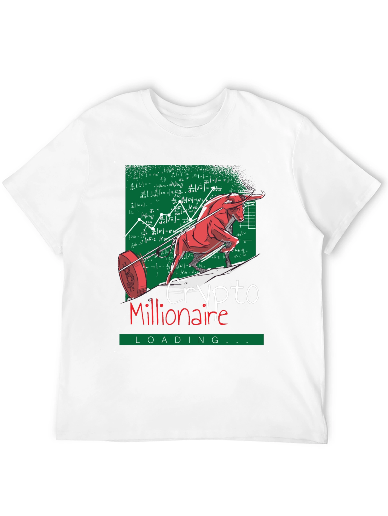 Crypto Millionaire Loading Graphic Tee - Black