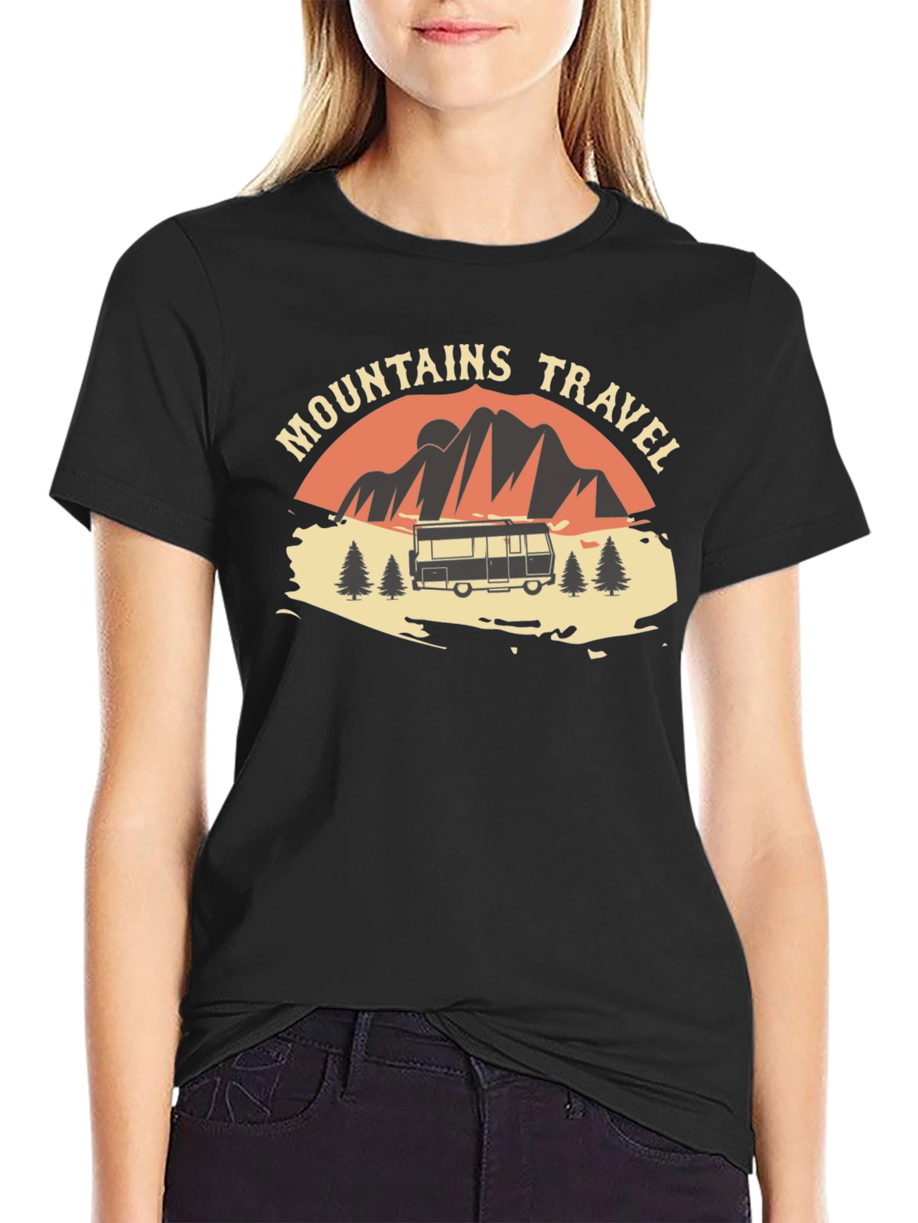 Mountains Travel Adventure Graphic T-Shirt