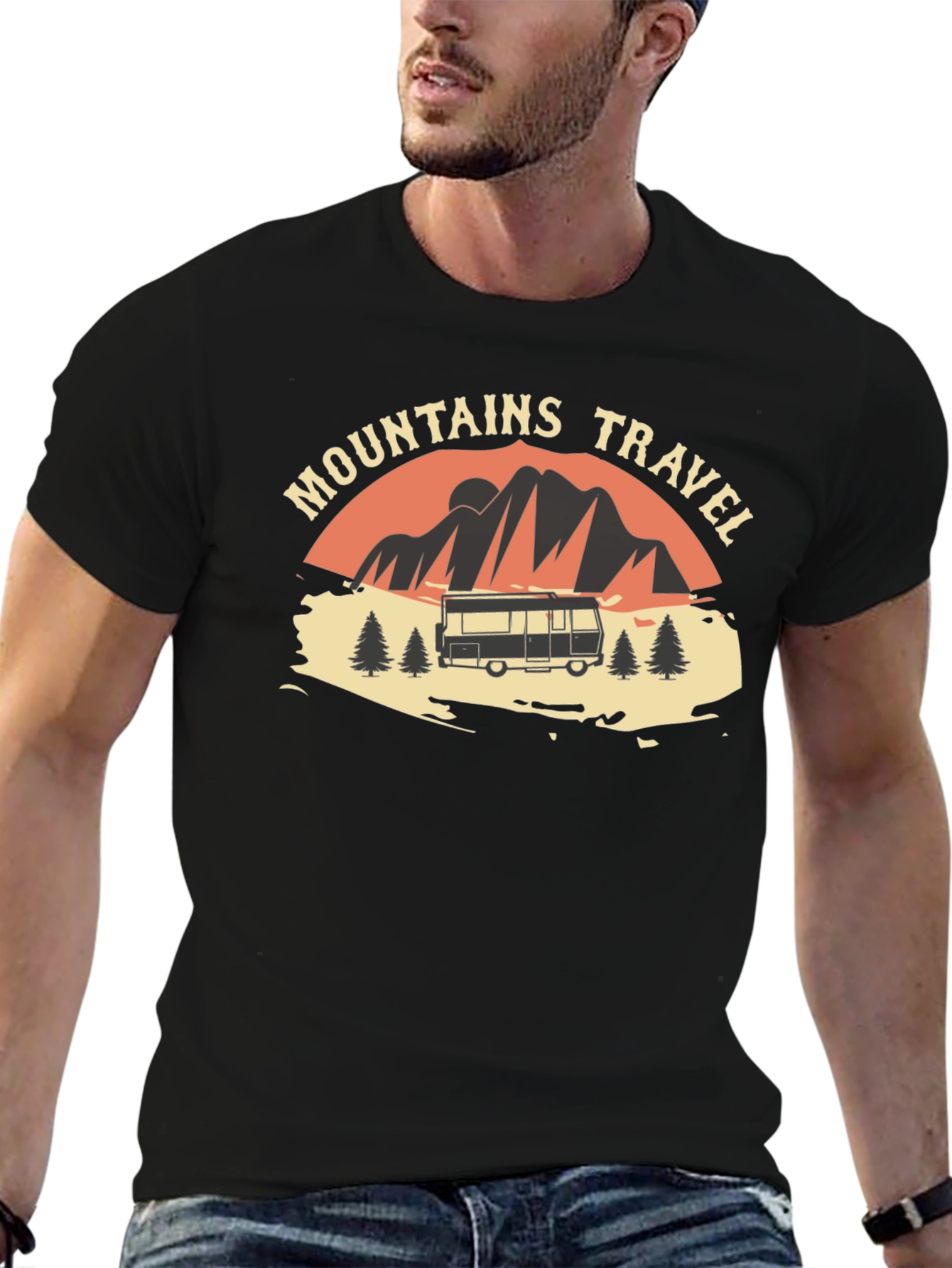 Mountains Travel Adventure Graphic T-Shirt