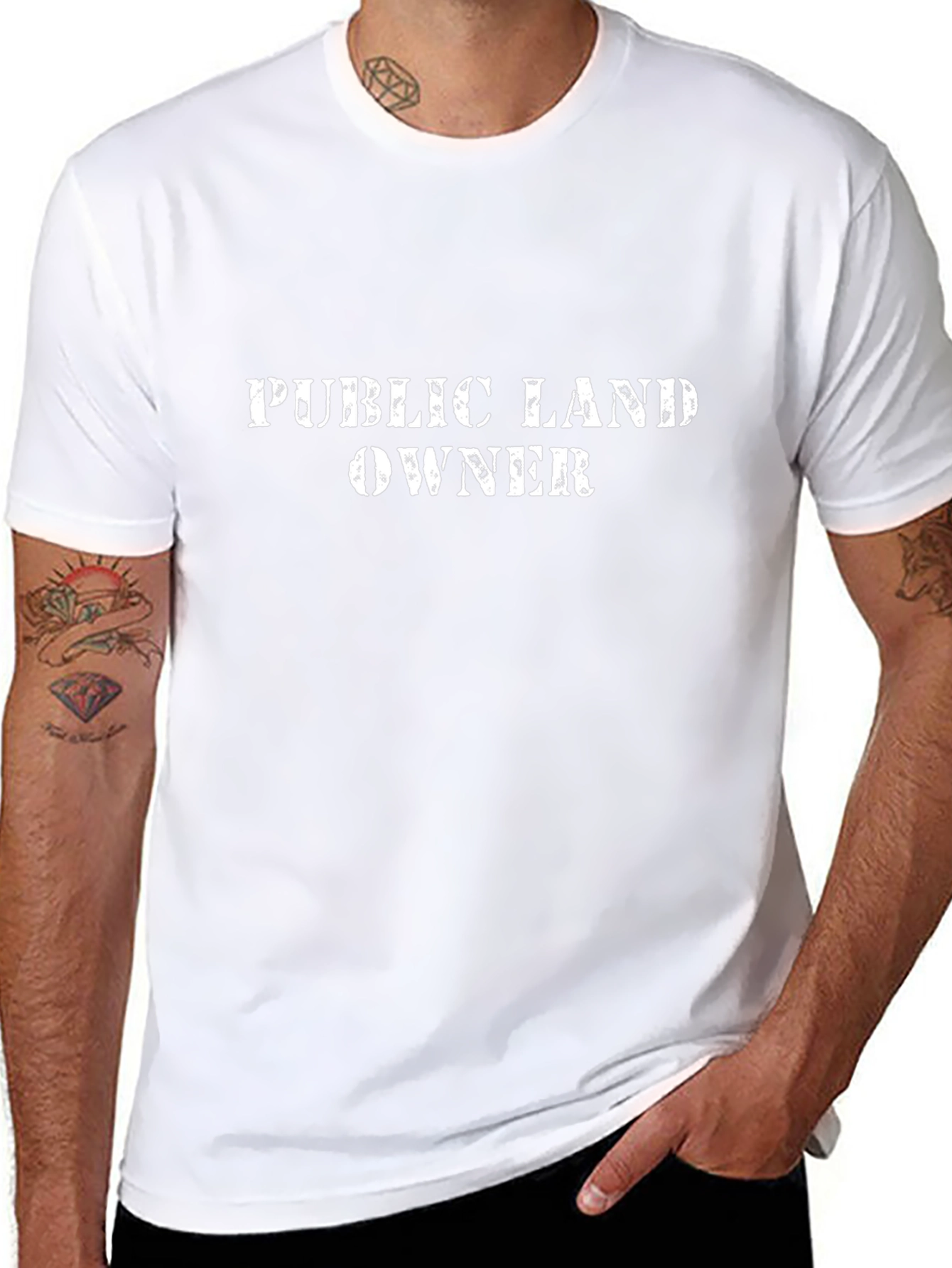 Public Land Owner Graphic Tee - Black T-Shirt