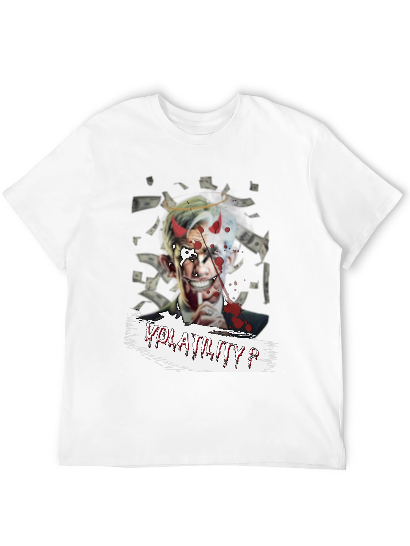 Volatility? Graphic Print Black T-Shirt