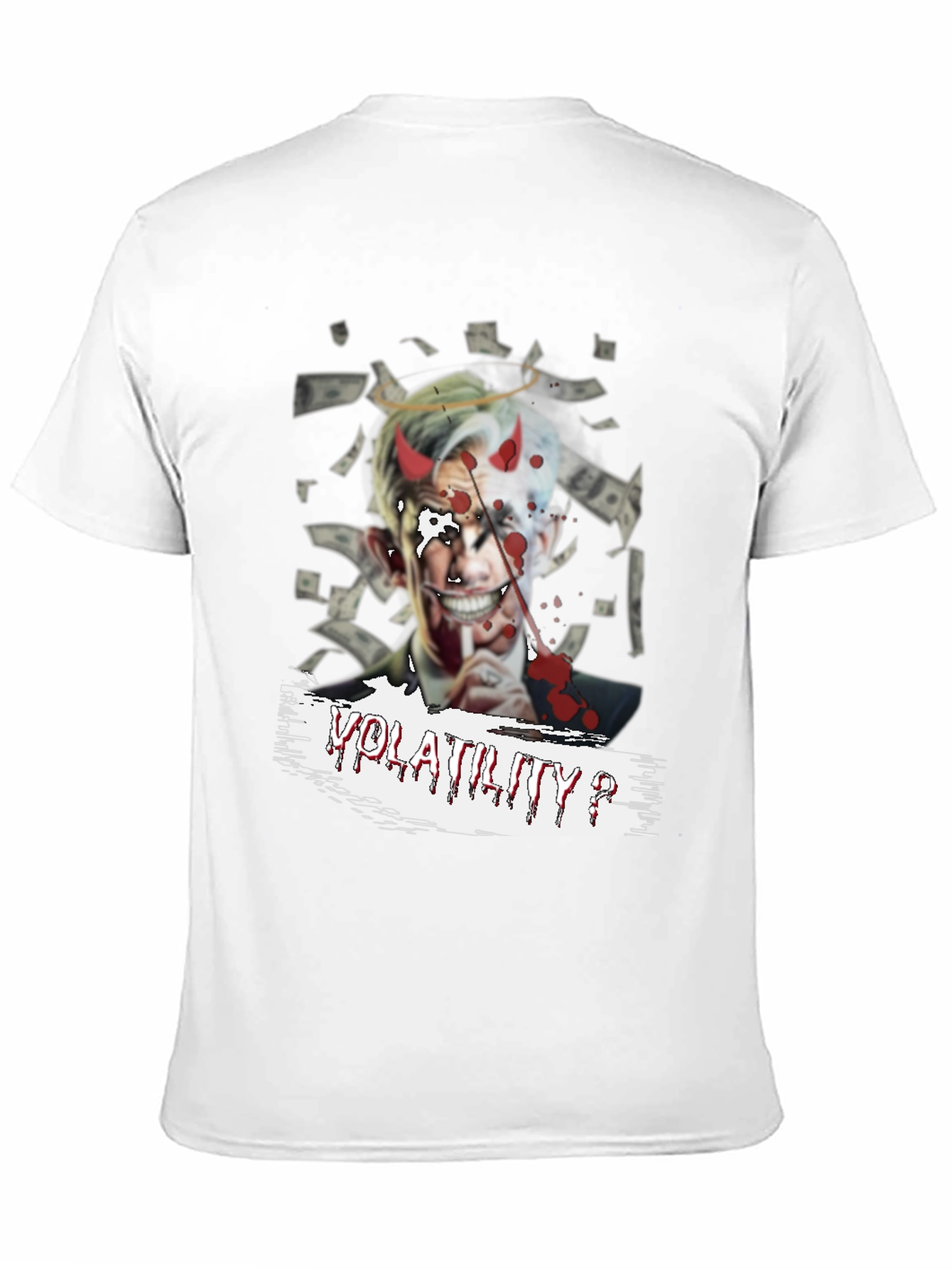 Volatility? Graphic Print Black T-Shirt