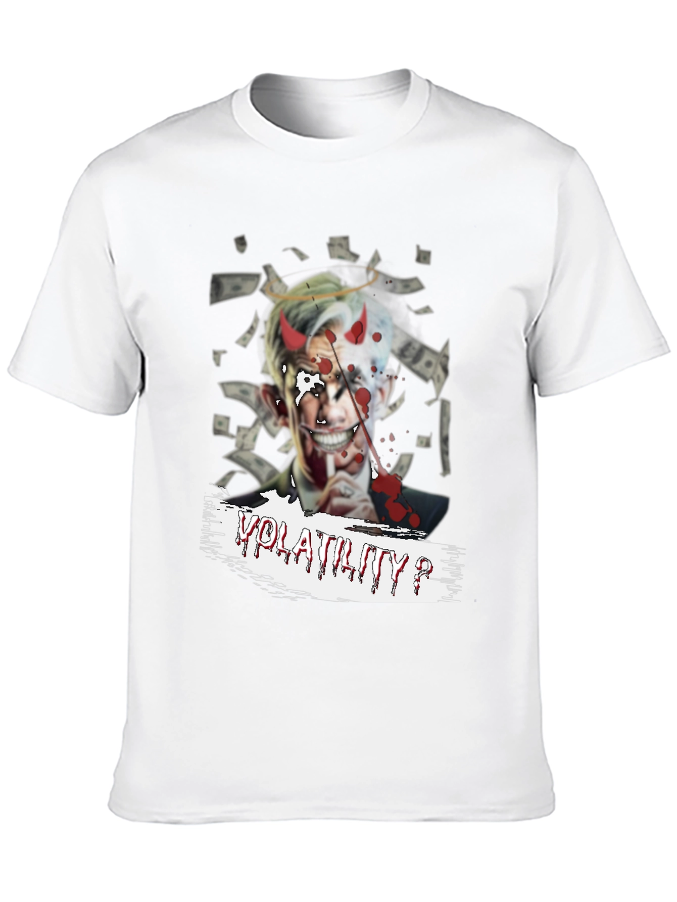 Volatility? Graphic Print Black T-Shirt
