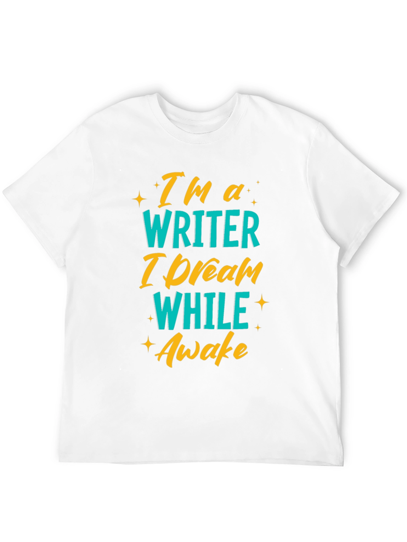 Writer Dreamer Graphic Tee - Black Cotton T-Shirt
