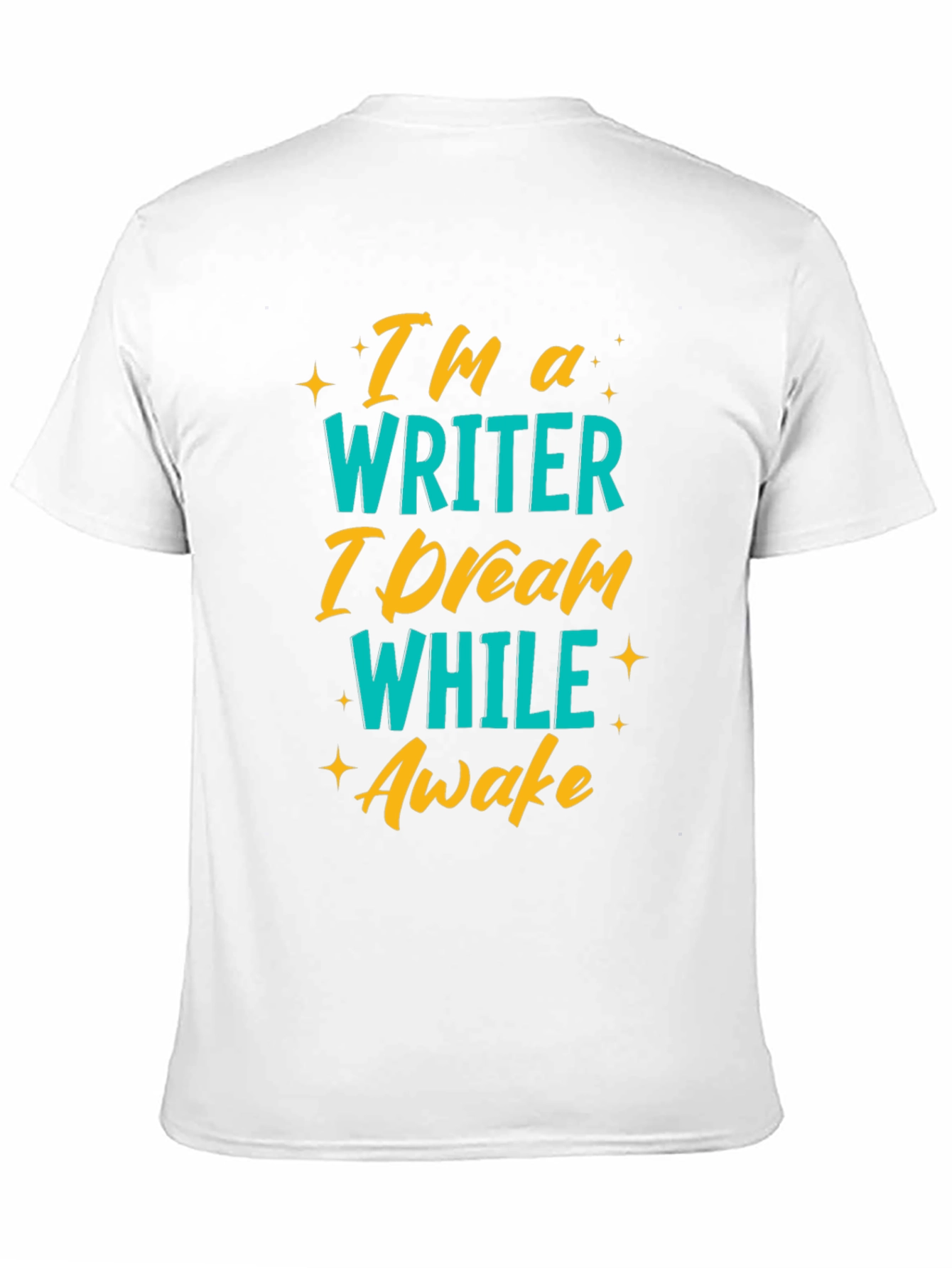 Writer Dreamer Graphic Tee - Black Cotton T-Shirt