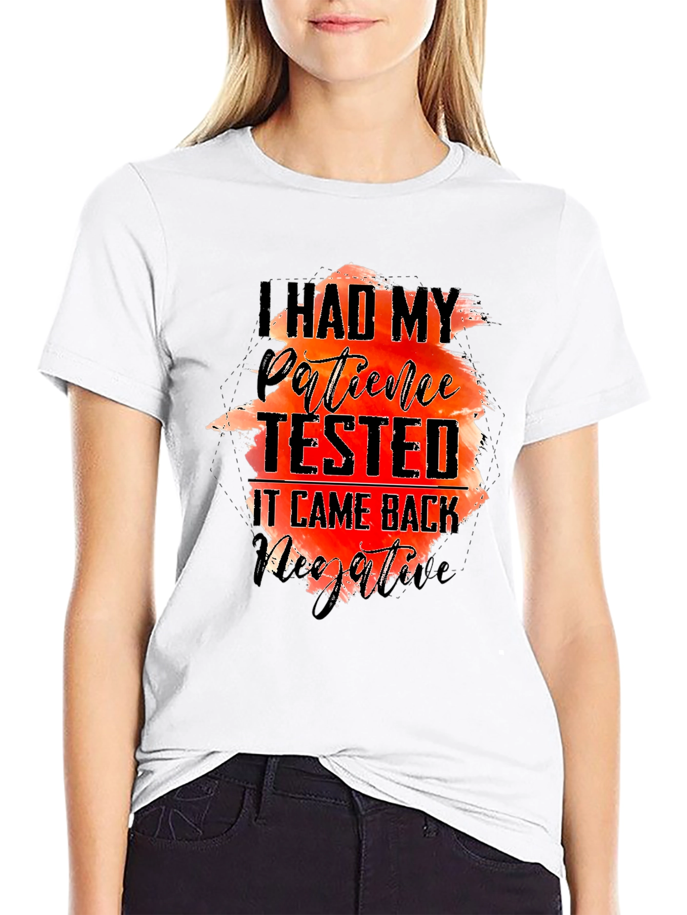 I Had My Patience Tested Black T-Shirt