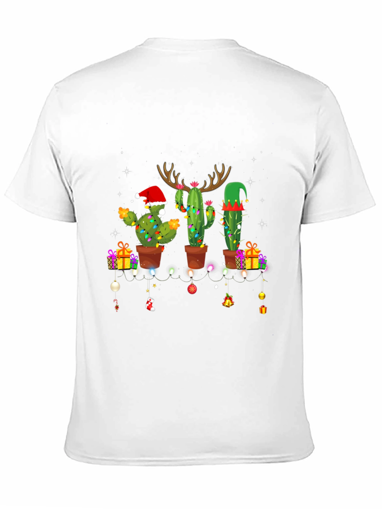 Festive Cactus Christmas T-Shirt