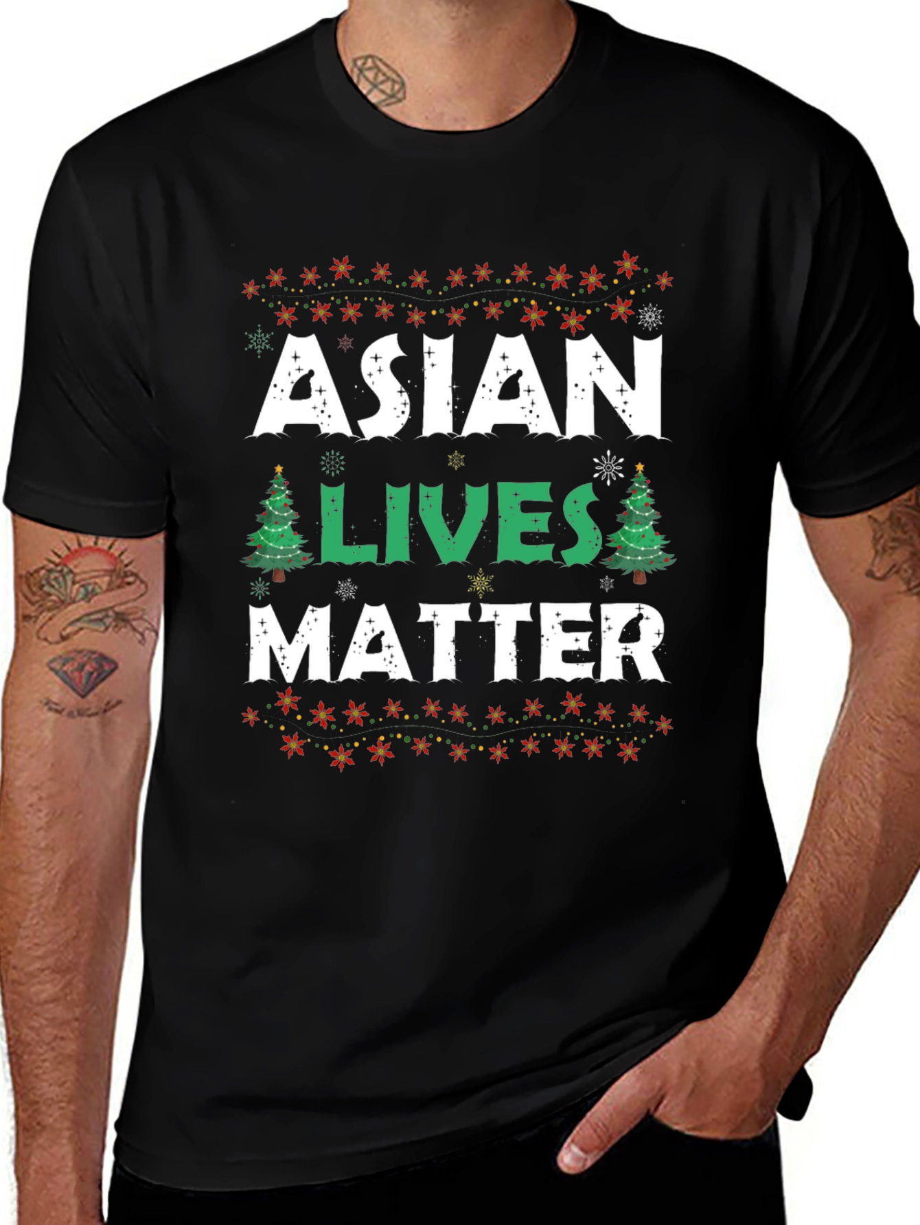 Asian Lives Matter Christmas Tee