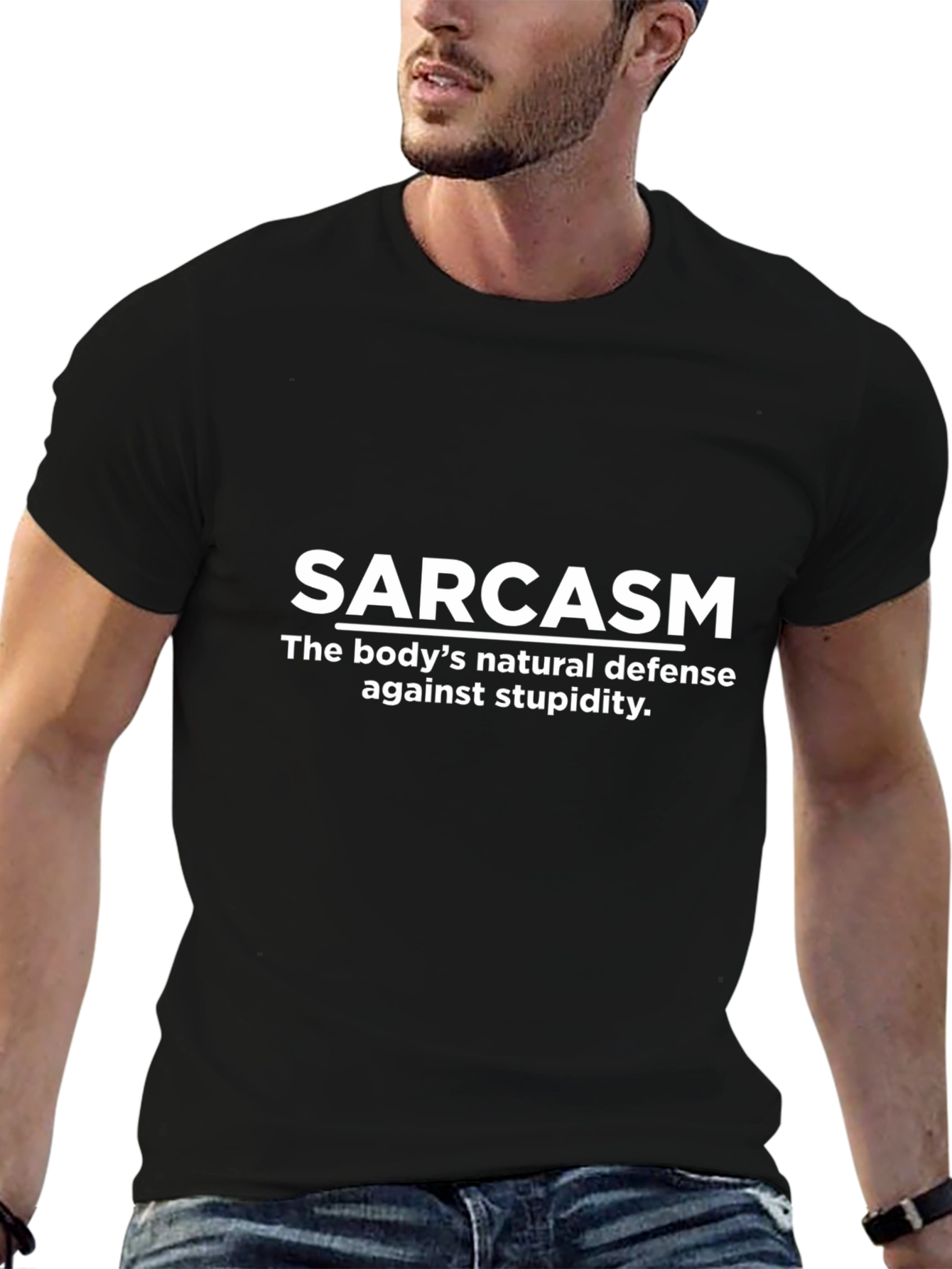 Sarcasm T-Shirt: Natural Defense Against Stupidity