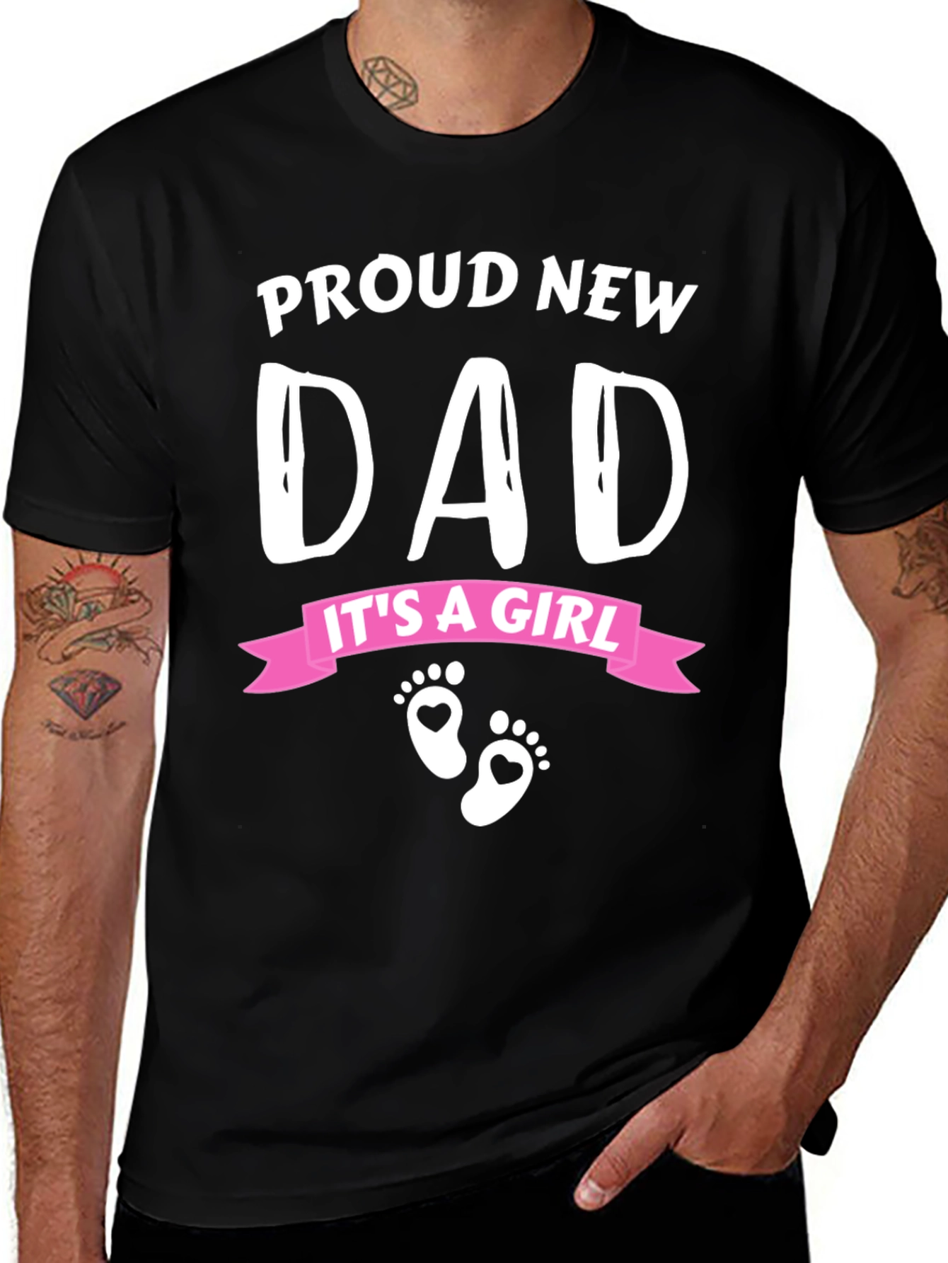 Proud New Dad - Its a Girl T-Shirt