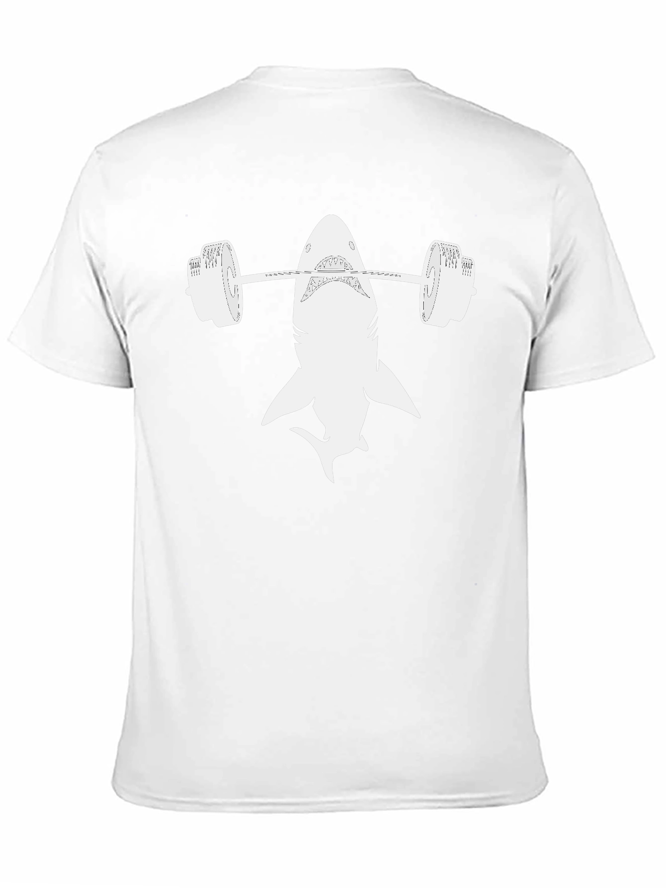 Shark Weightlifting T-Shirt - Black Gym Tee