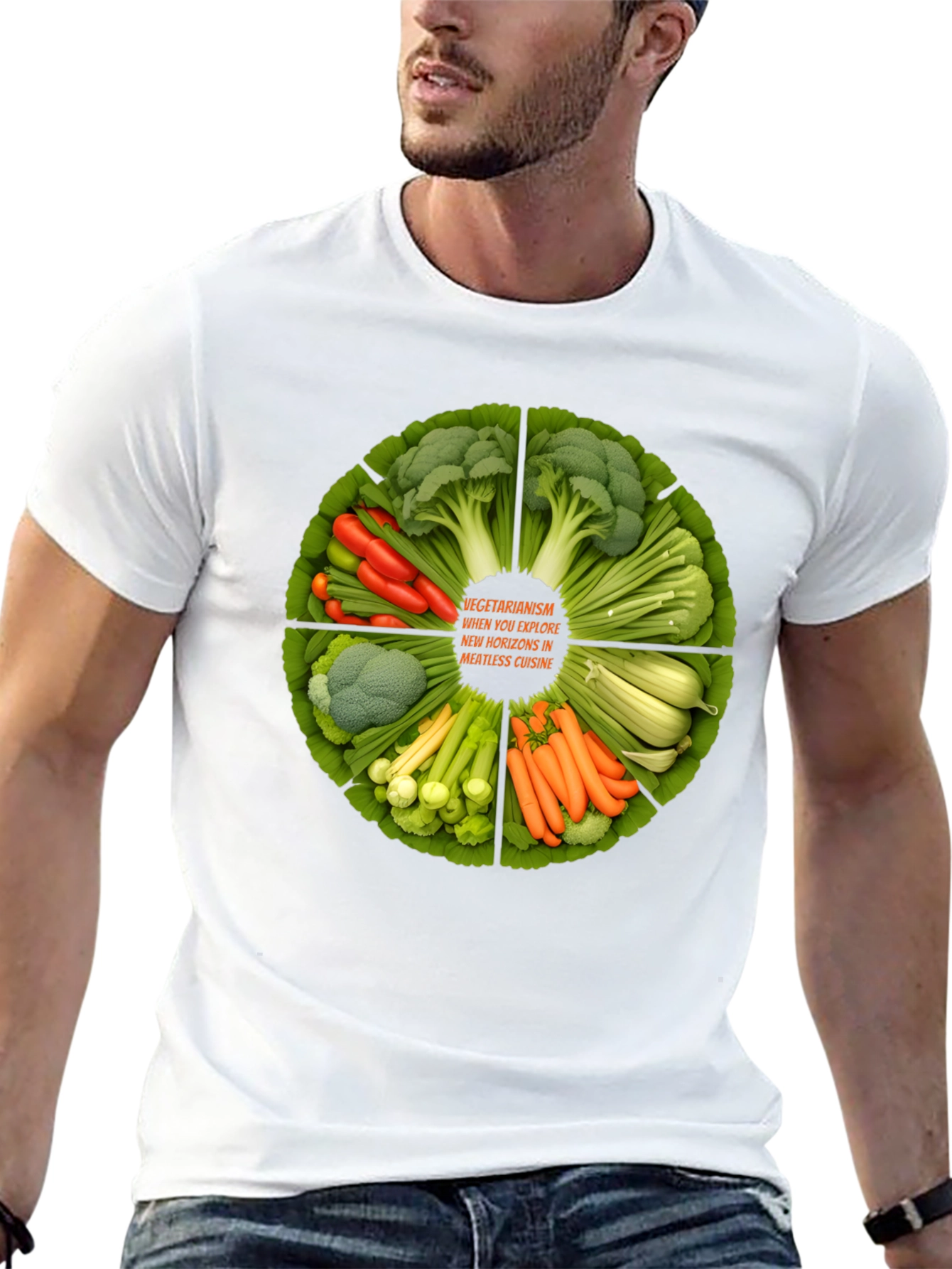 Vegetarian Cuisine Graphic T-Shirt