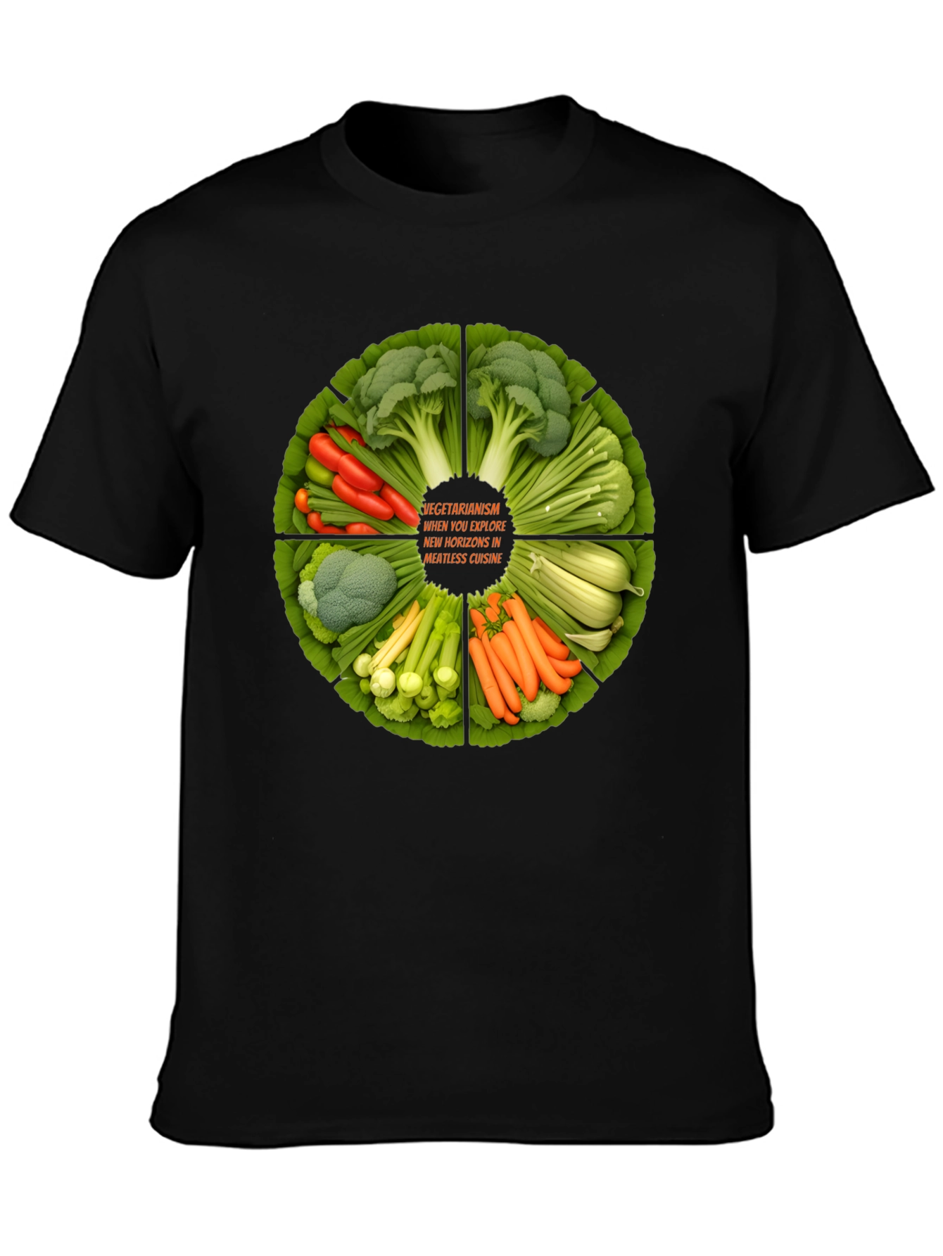 Vegetarian Cuisine Graphic T-Shirt