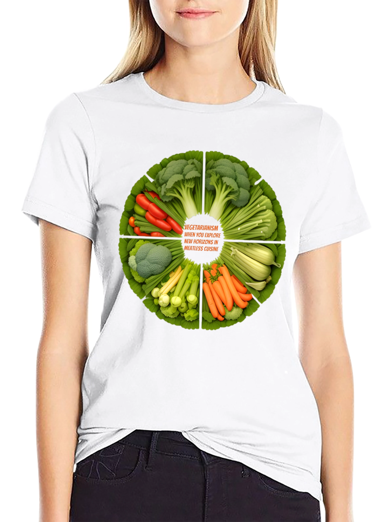 Vegetarian Cuisine Graphic T-Shirt