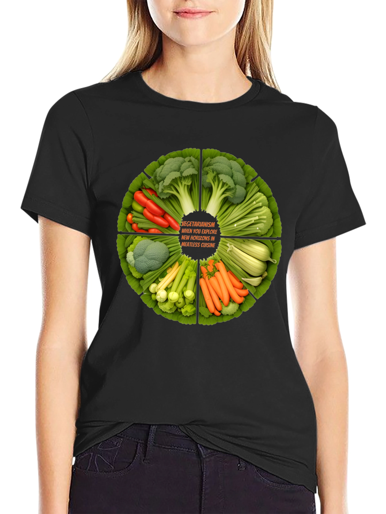 Vegetarian Cuisine Graphic T-Shirt