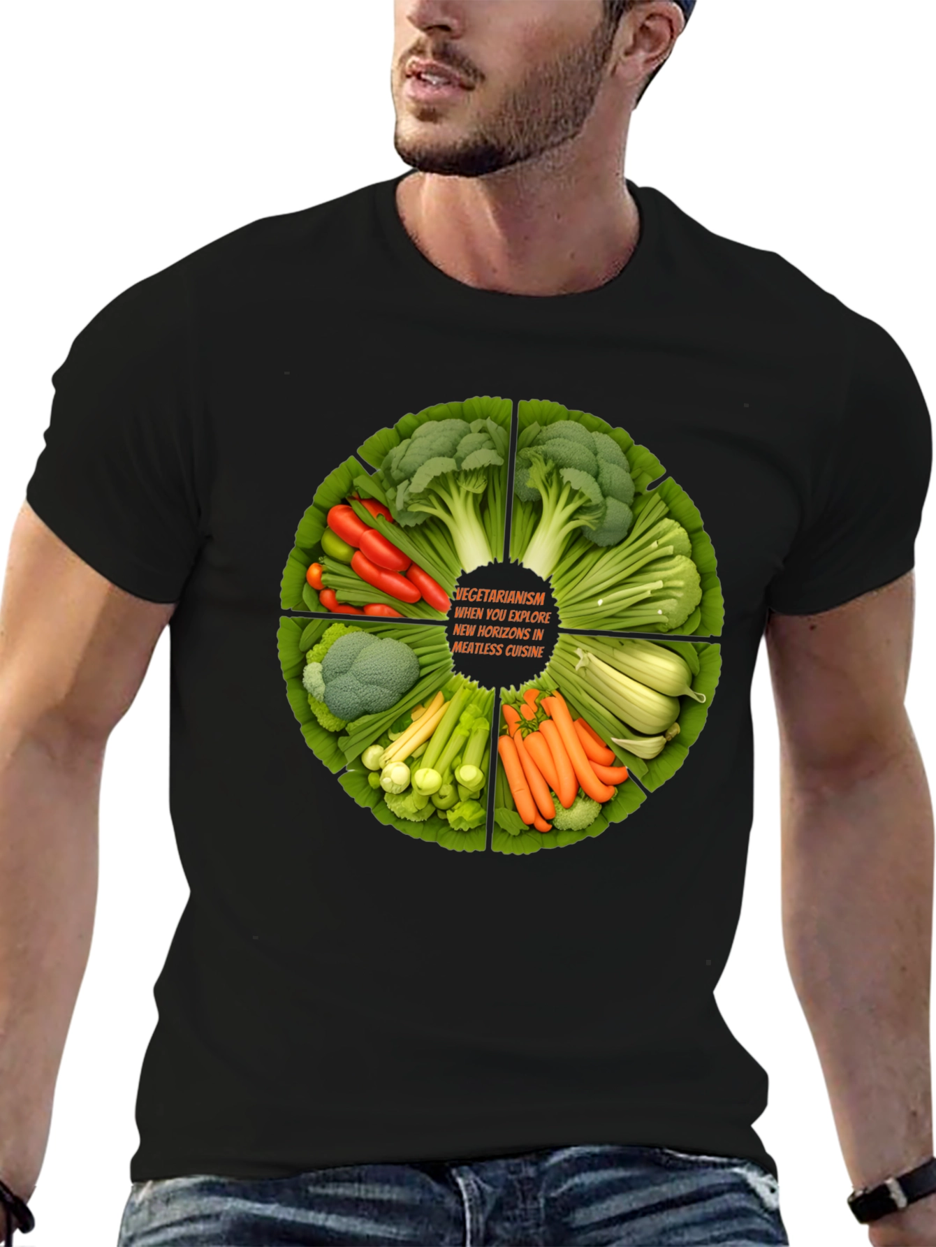 Vegetarian Cuisine Graphic T-Shirt