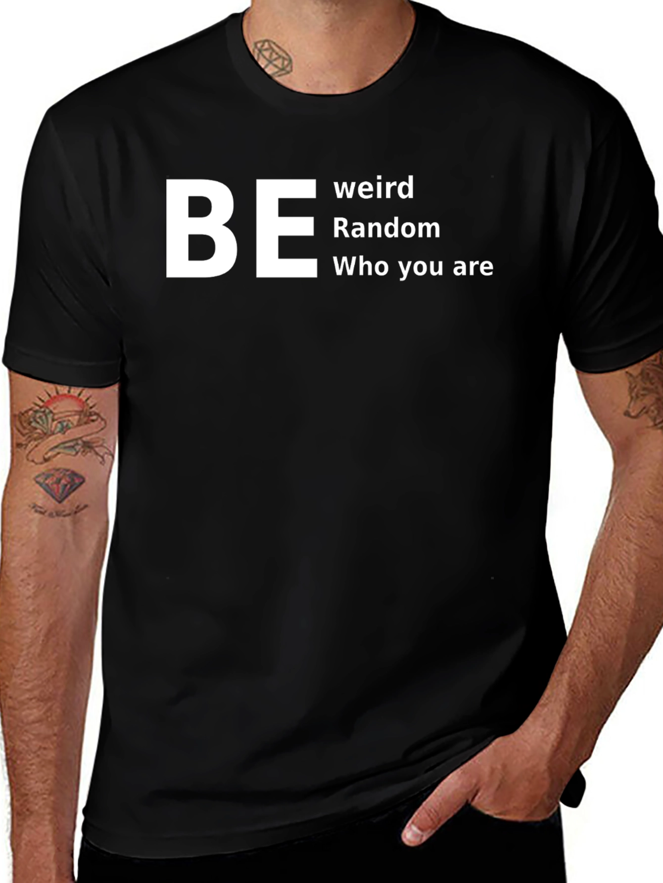Be Weird Random T-Shirt - Comfortable Cotton Tee