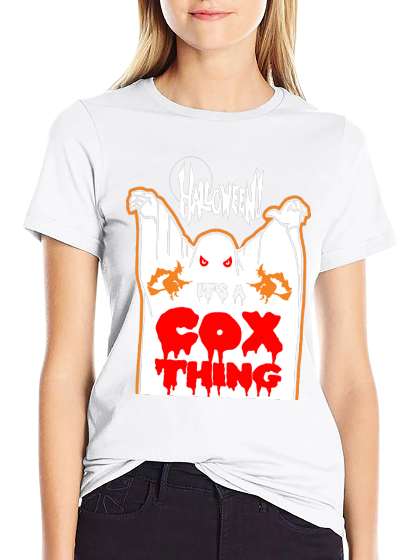 Halloween Ghost Cox Thing T-Shirt