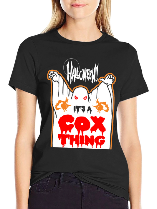 Halloween Ghost Cox Thing T-Shirt