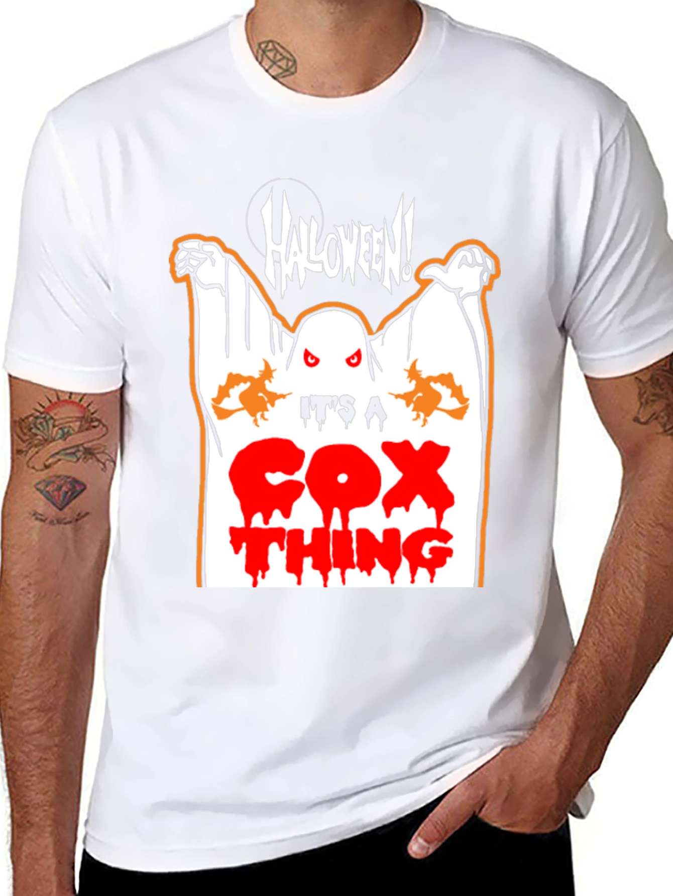 Halloween Ghost Cox Thing T-Shirt