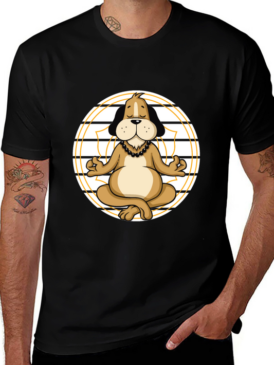 Yoga Dog Graphic T-Shirt - Relaxed Fit