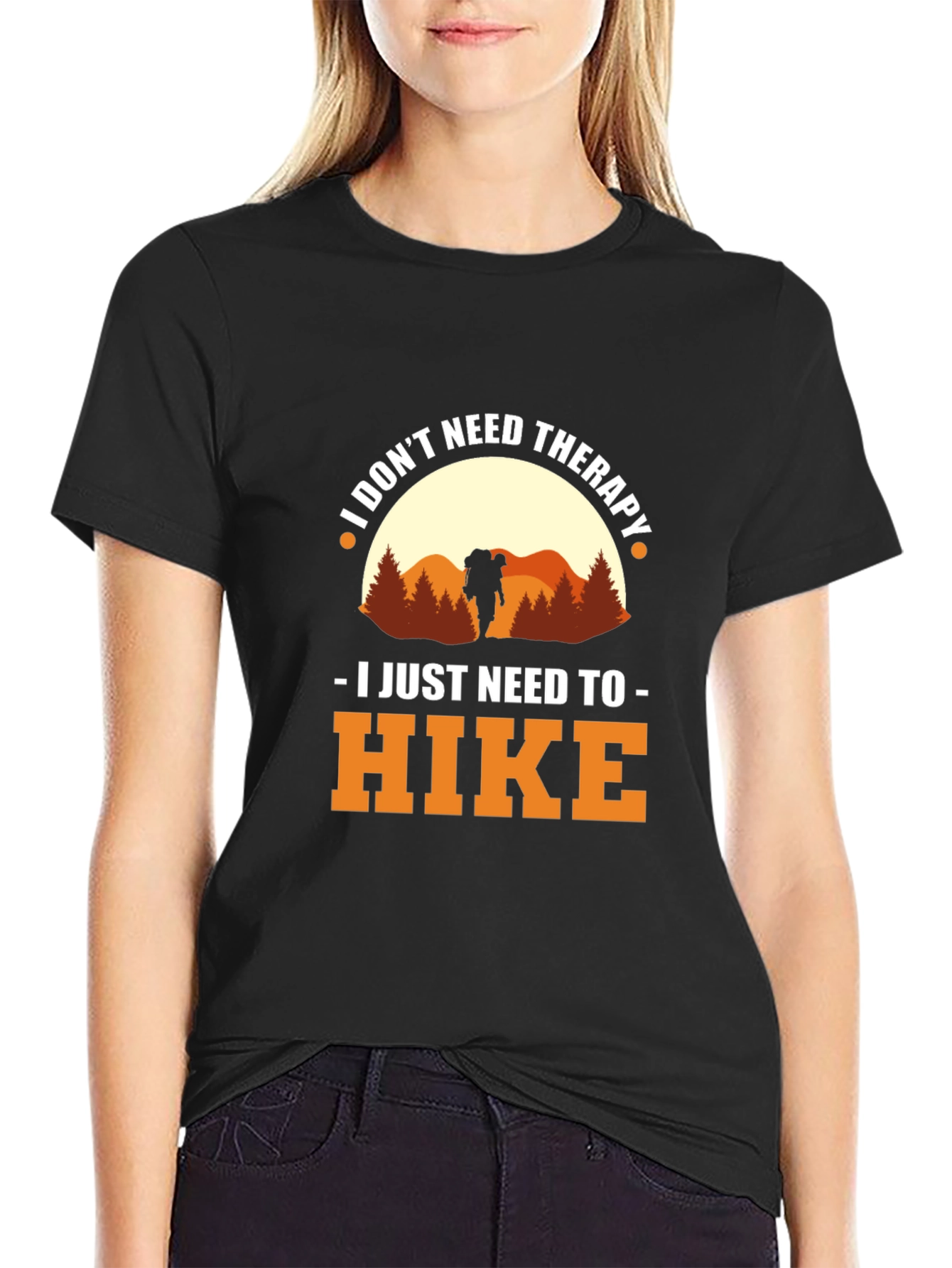 Hiking Therapy T-Shirt - Outdoor Adventure Tee