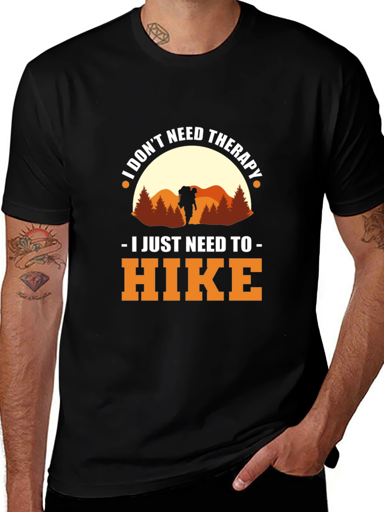 Hiking Therapy T-Shirt - Outdoor Adventure Tee