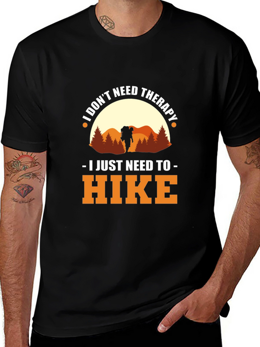 Hiking Therapy T-Shirt - Outdoor Adventure Tee