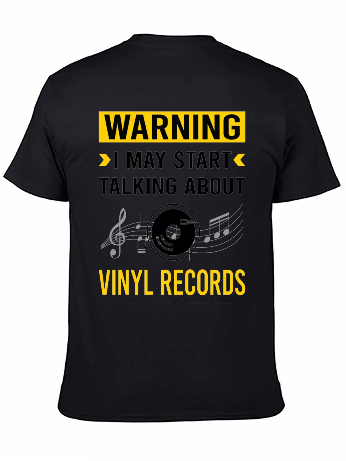 Warning: Vinyl Records T-Shirt