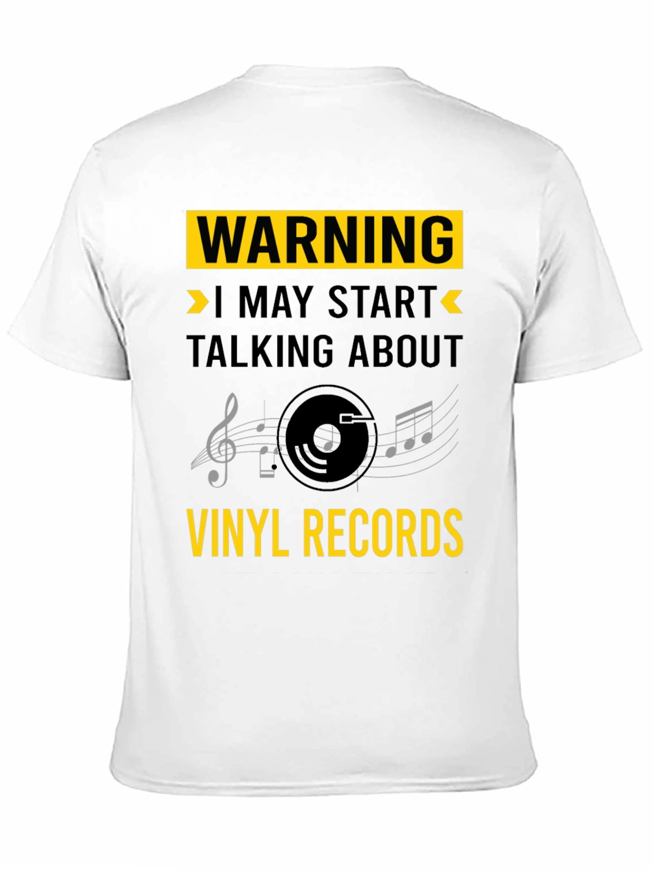 Warning: Vinyl Records T-Shirt