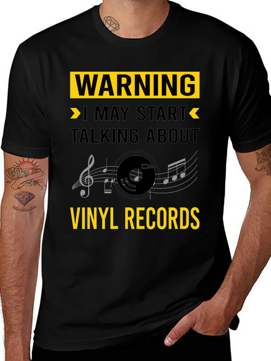 Warning: Vinyl Records T-Shirt