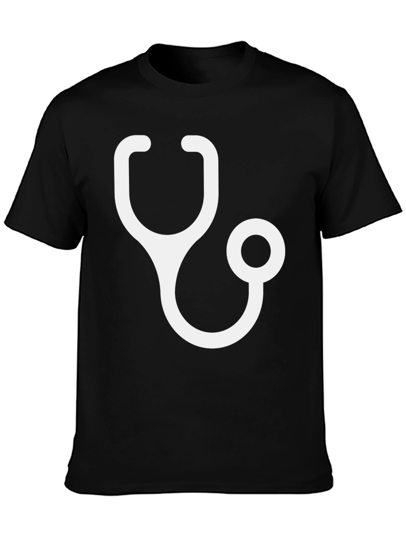 Stethoscope Graphic Tee - Black