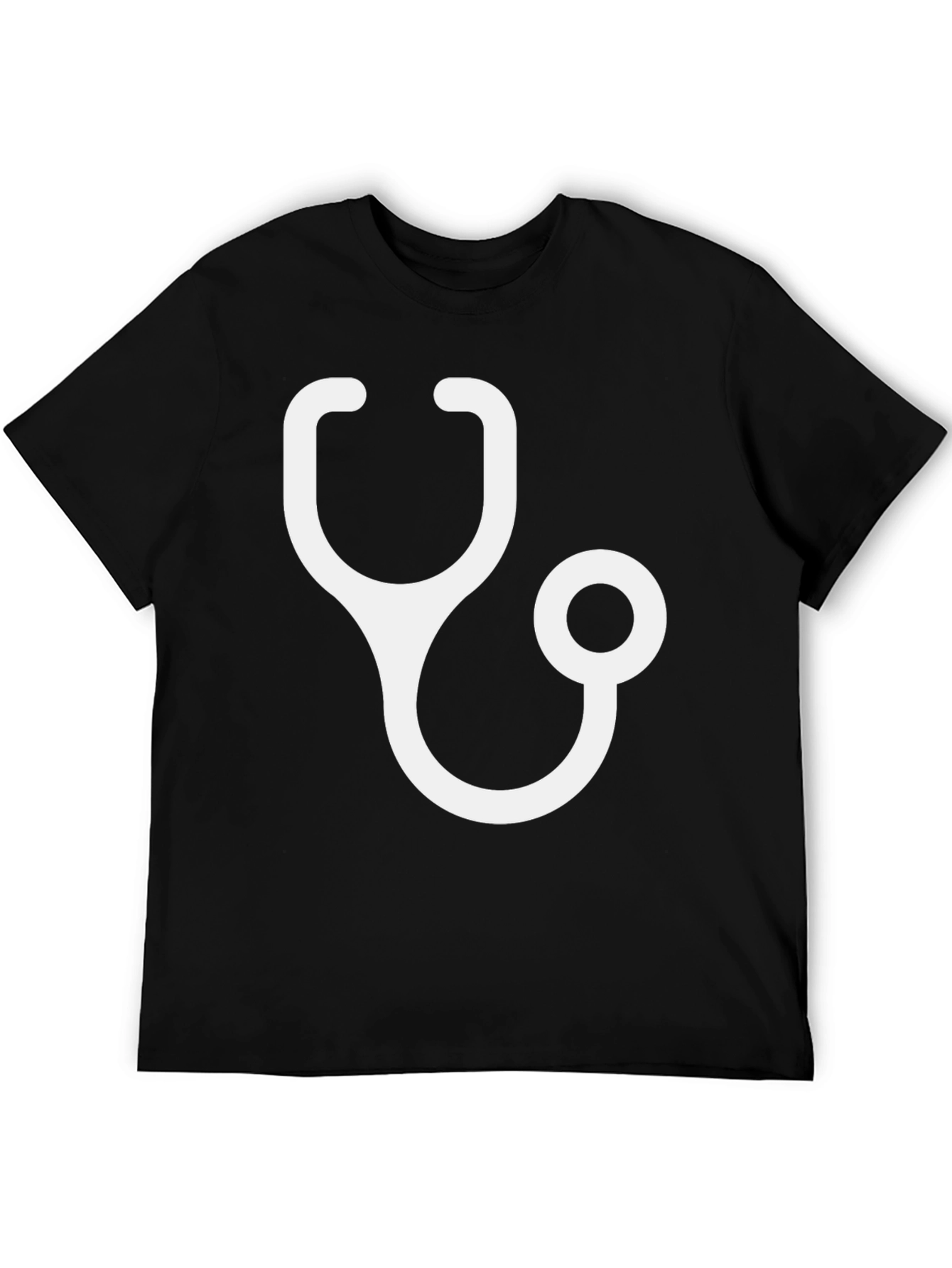 Stethoscope Graphic Tee - Black