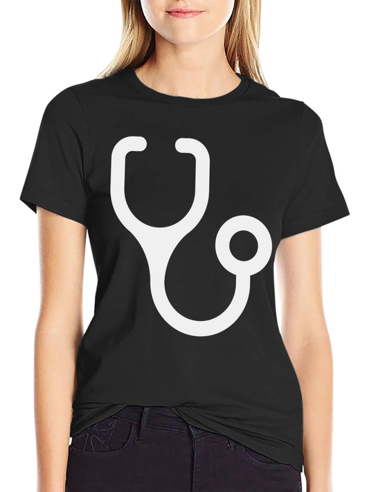 Stethoscope Graphic Tee - Black
