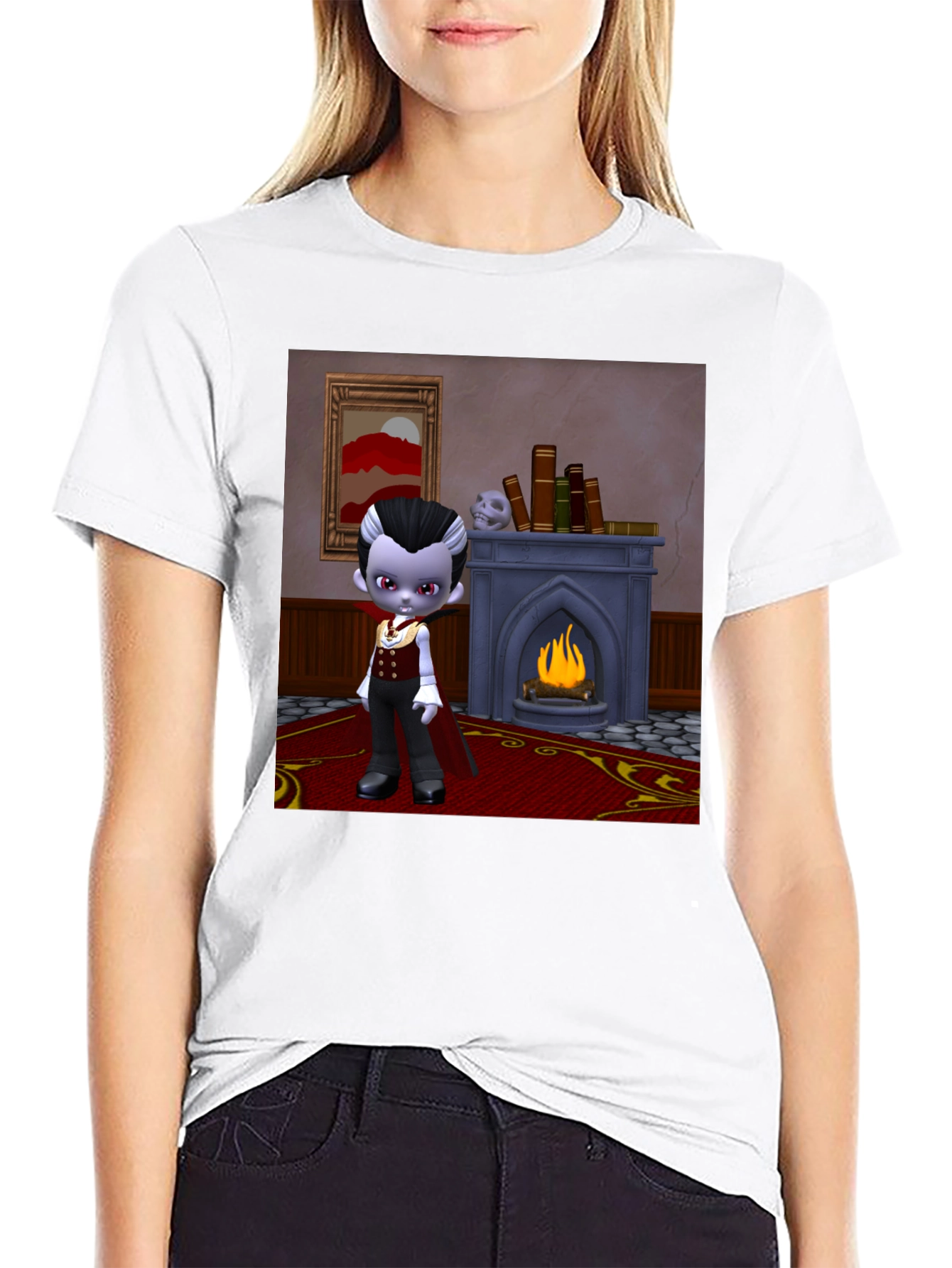 Cartoon Vampire Boy T-Shirt