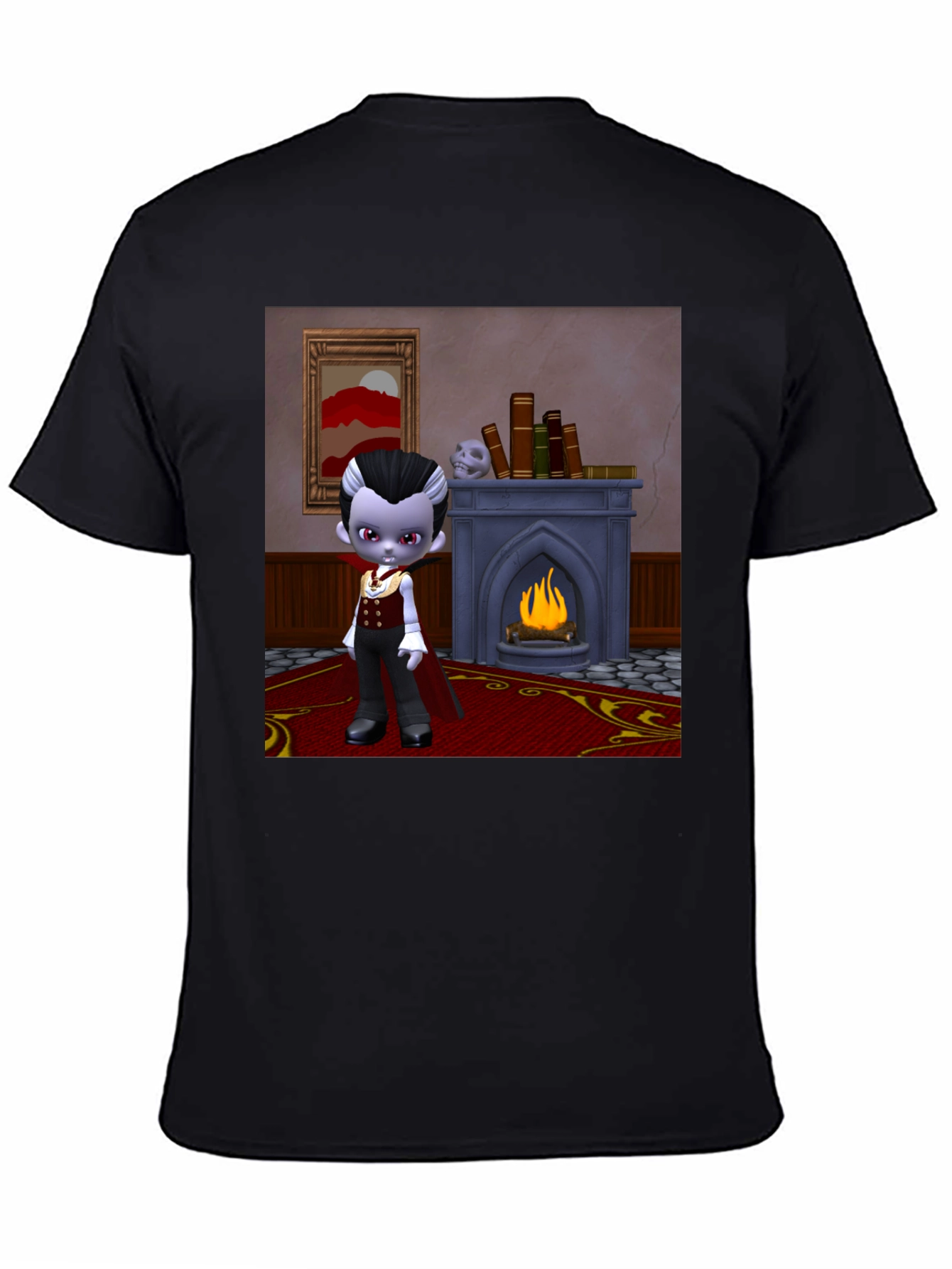 Cartoon Vampire Boy T-Shirt