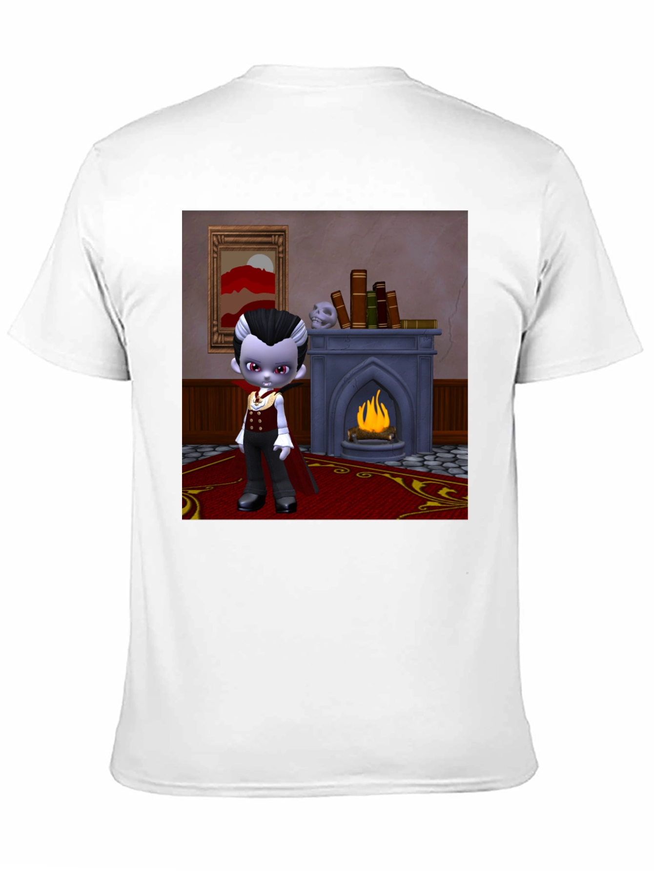 Cartoon Vampire Boy T-Shirt