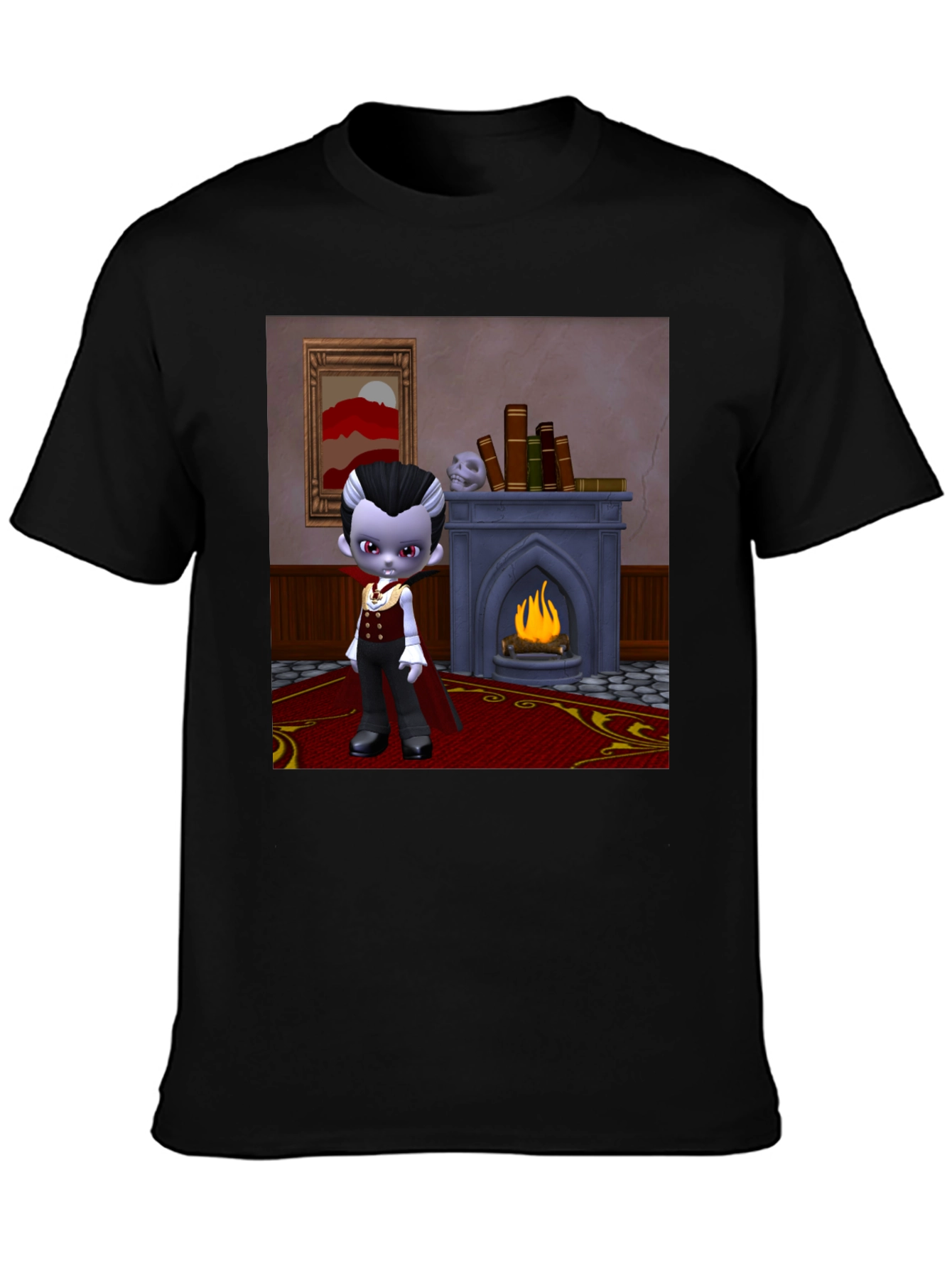 Cartoon Vampire Boy T-Shirt