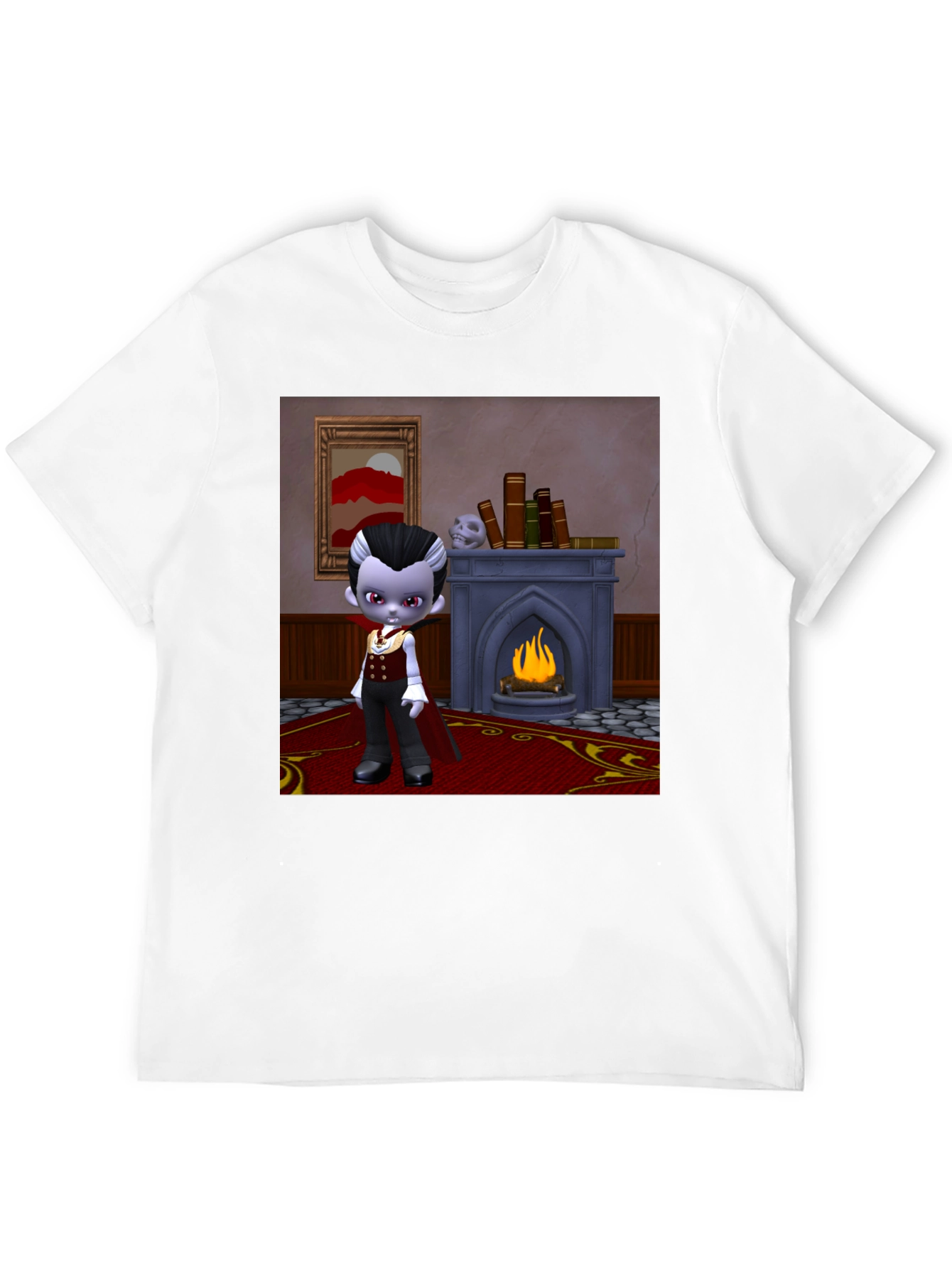 Cartoon Vampire Boy T-Shirt