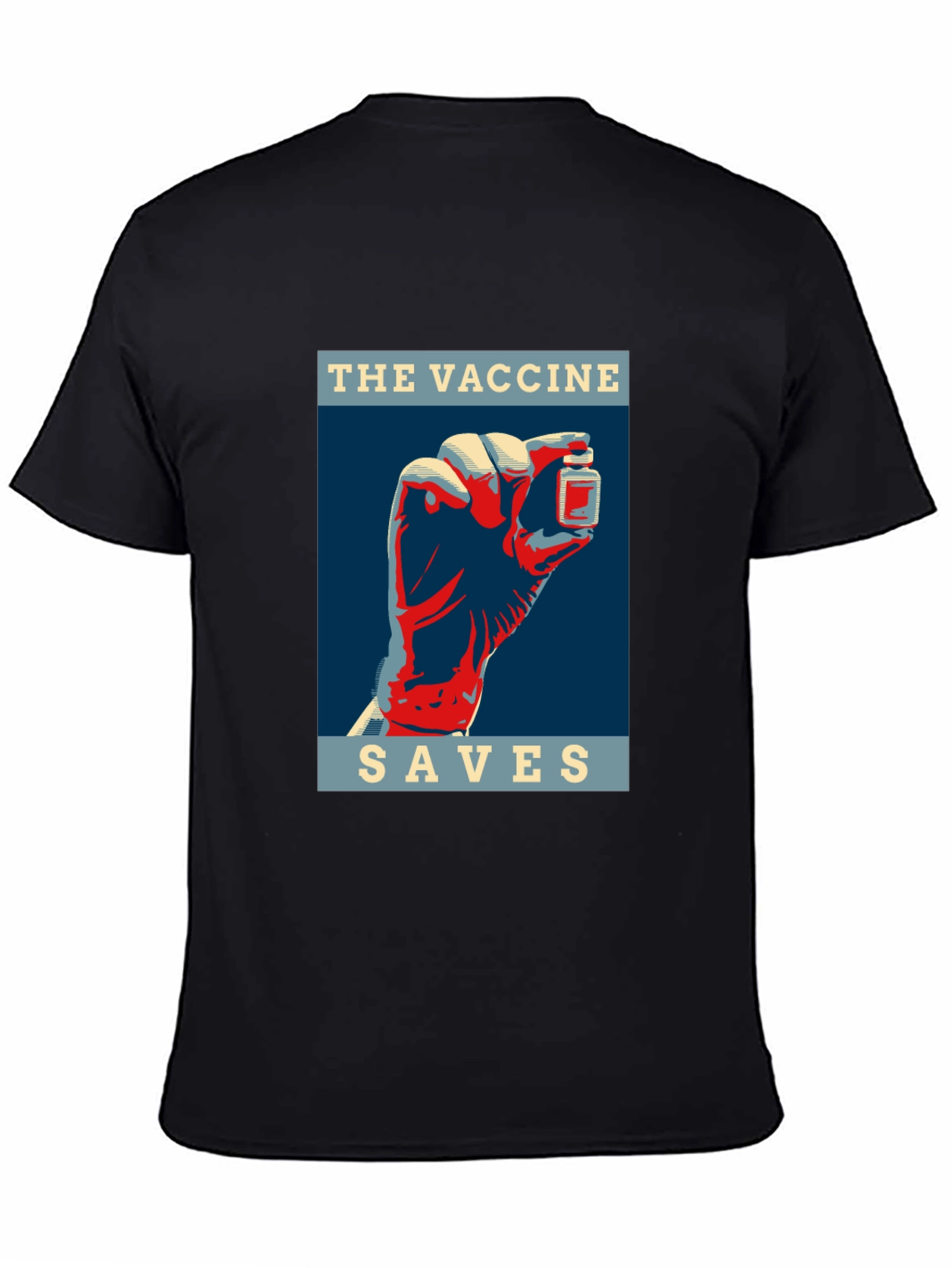 Vaccine Saves T-Shirt - Bold Graphic Tee