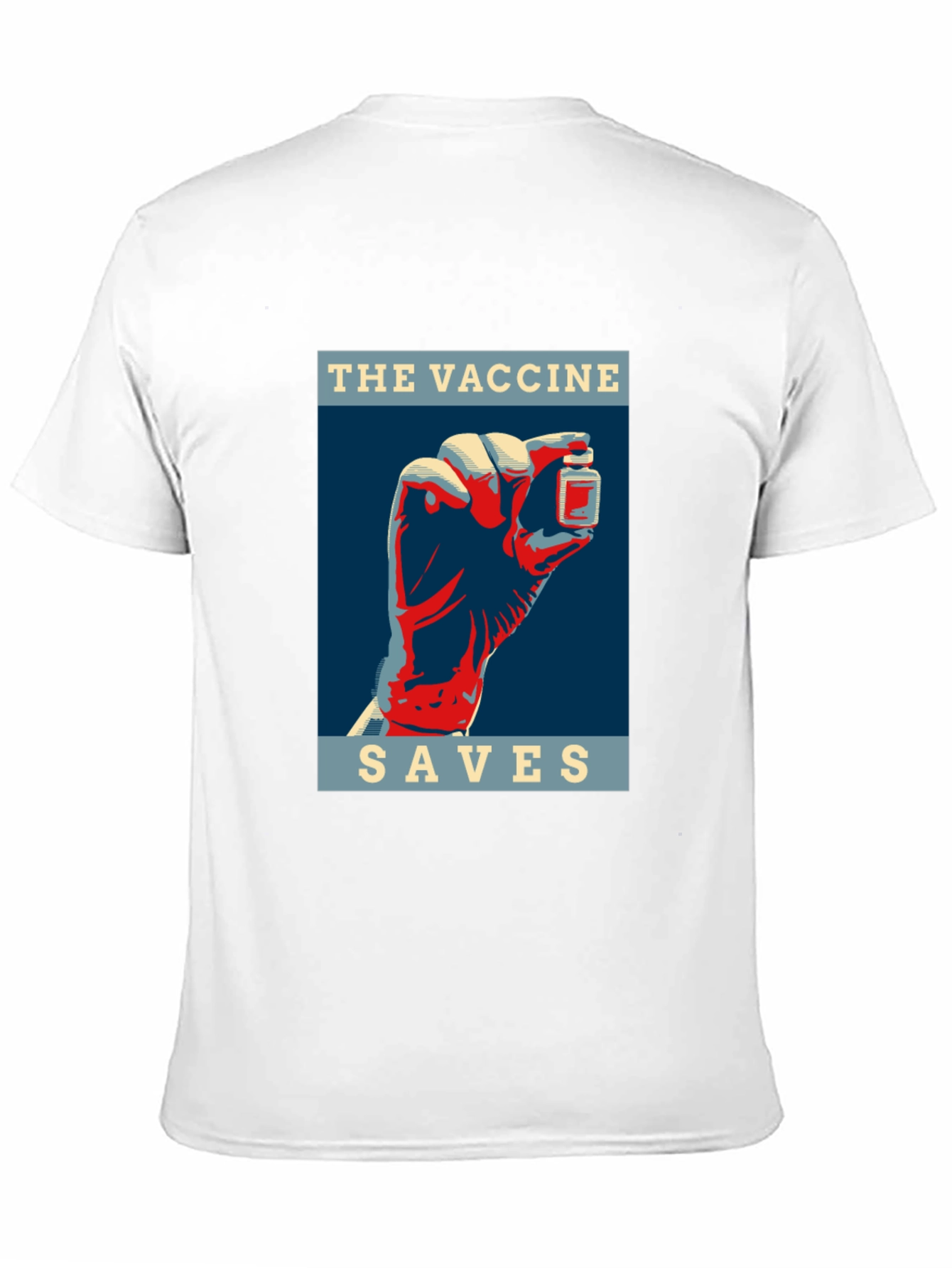 Vaccine Saves T-Shirt - Bold Graphic Tee