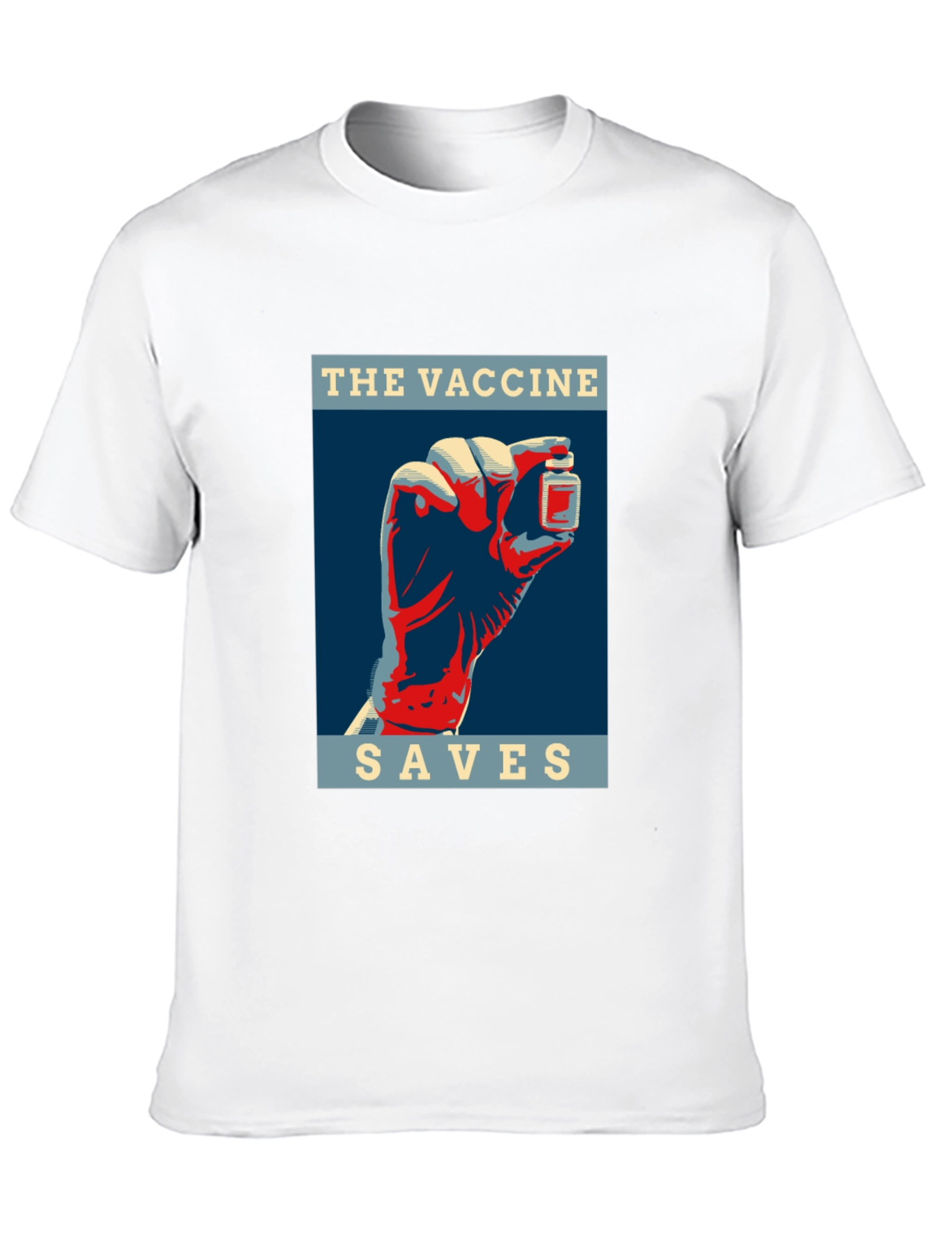 Vaccine Saves T-Shirt - Bold Graphic Tee