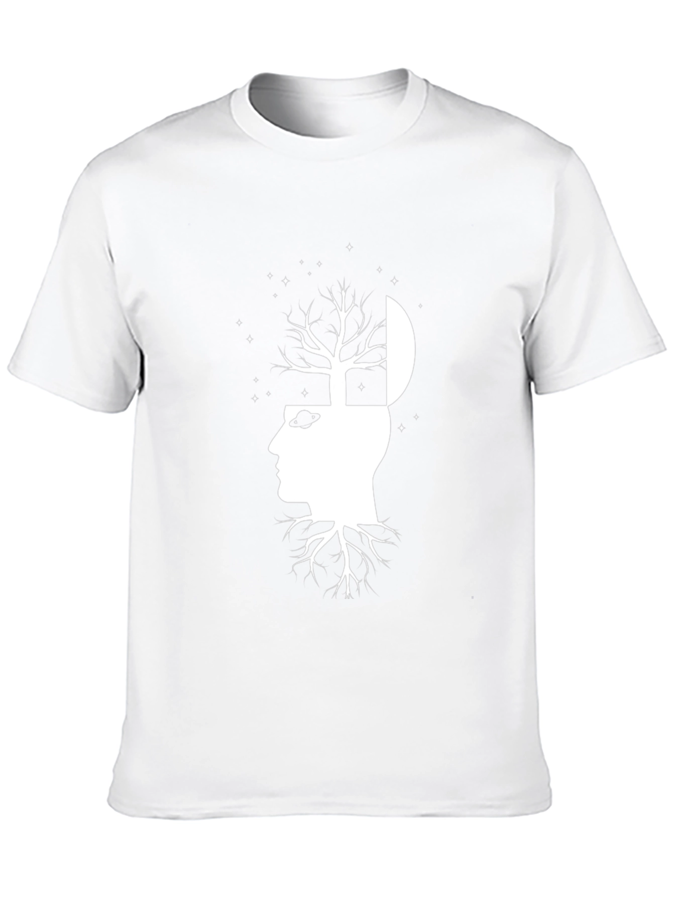 Thinking Tree Graphic Tee - Black