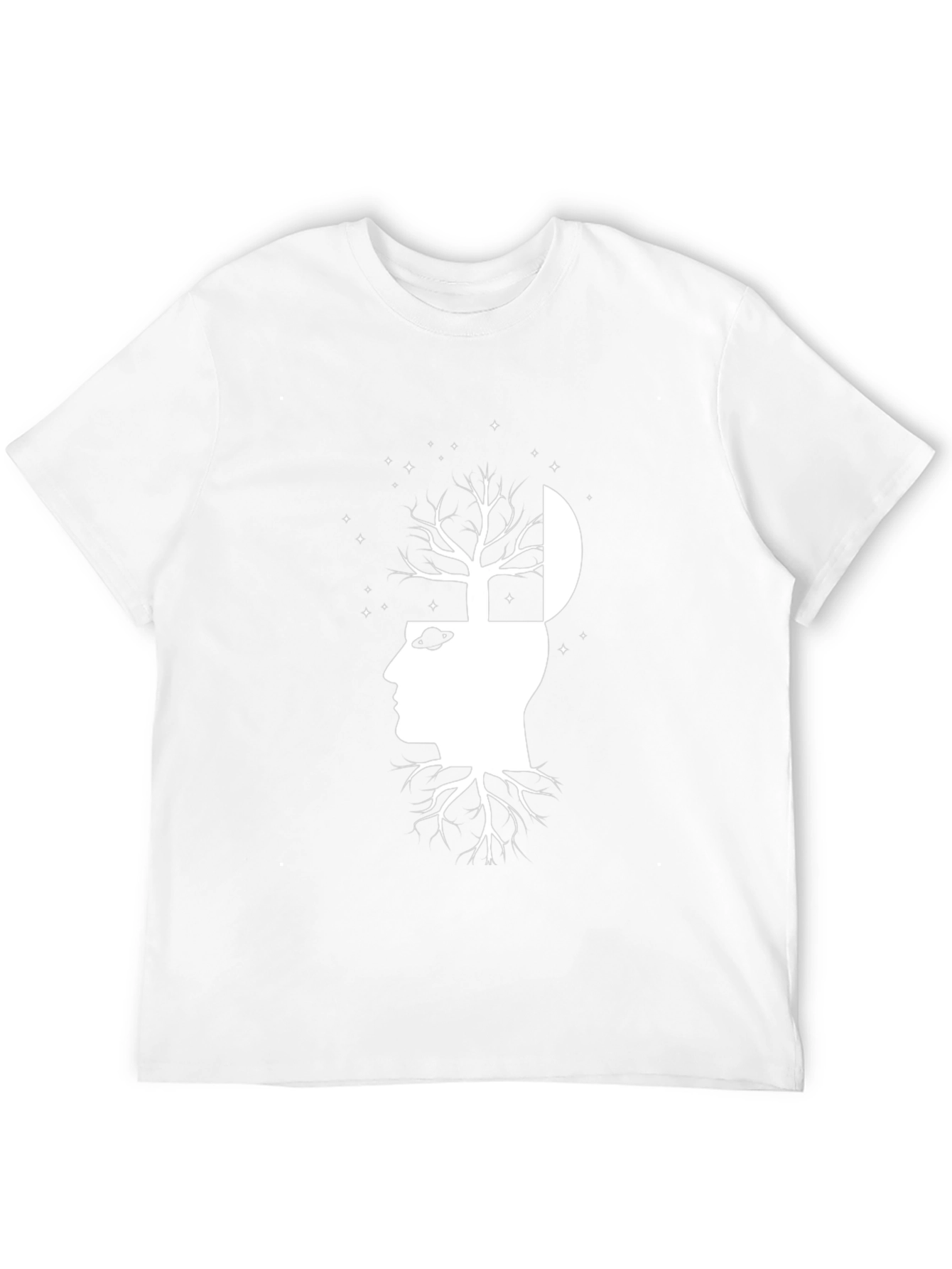 Thinking Tree Graphic Tee - Black