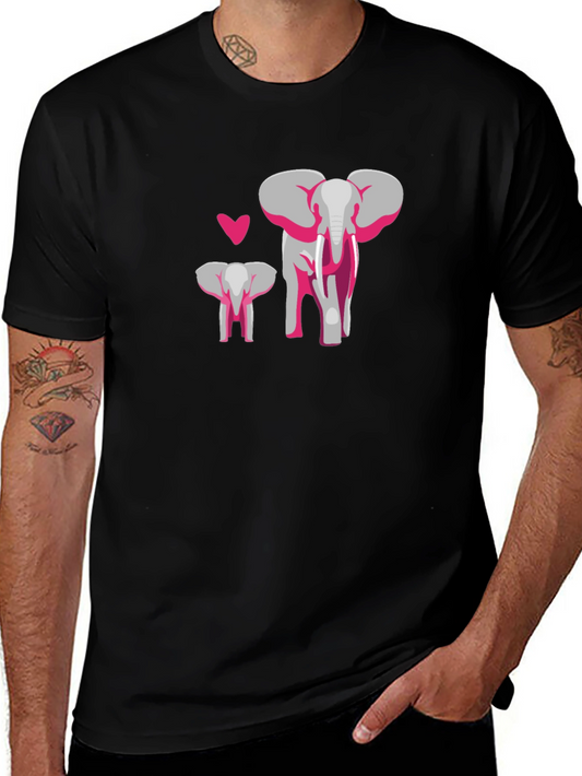Elephant Love Graphic T-Shirt