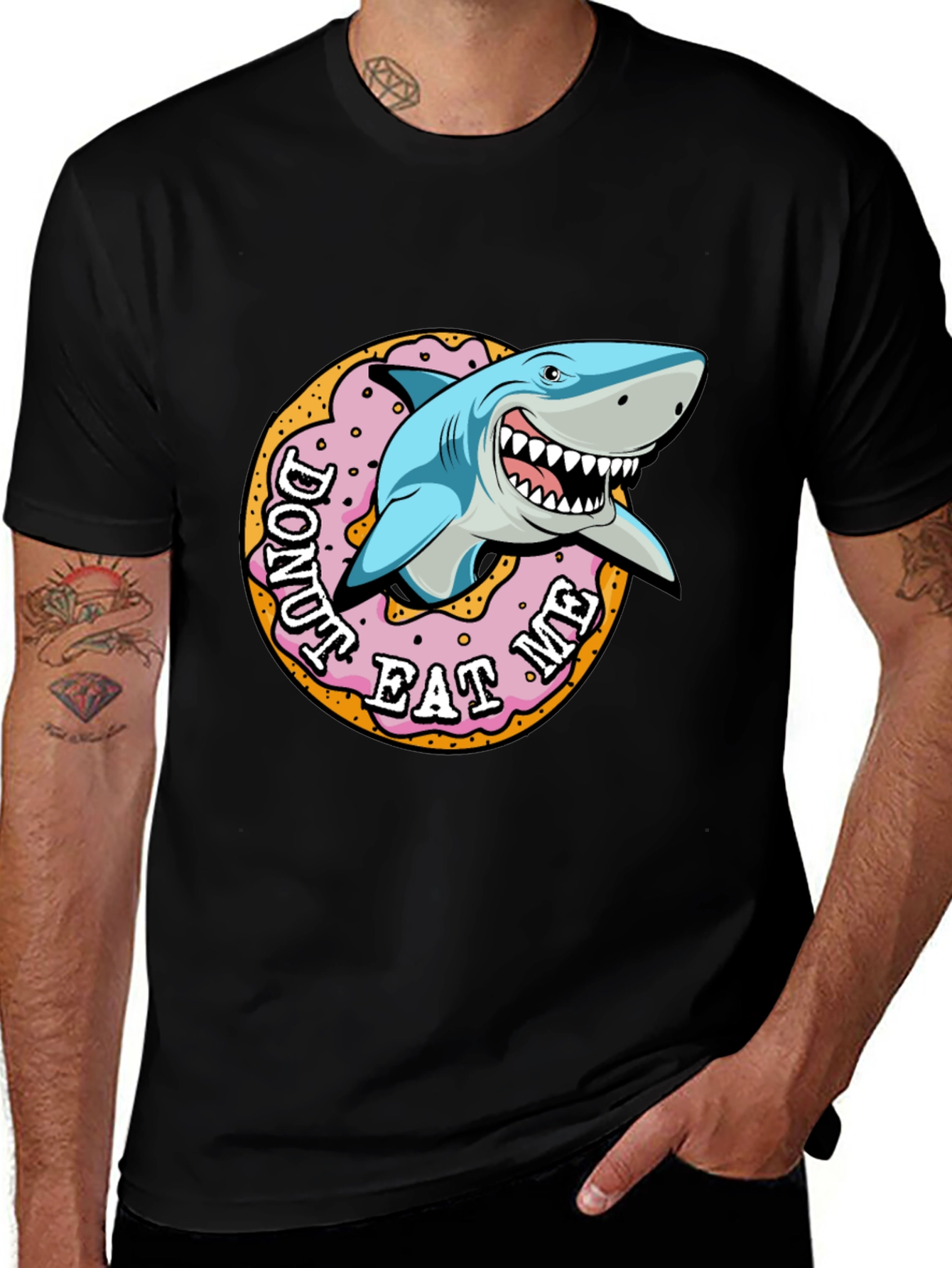 Donut Eat Me Shark T-Shirt