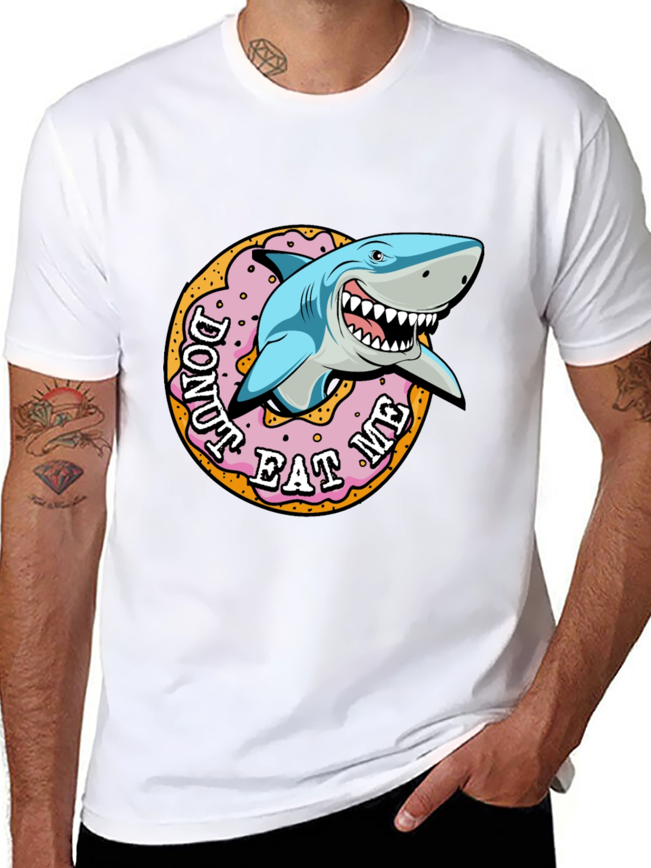 Donut Eat Me Shark T-Shirt
