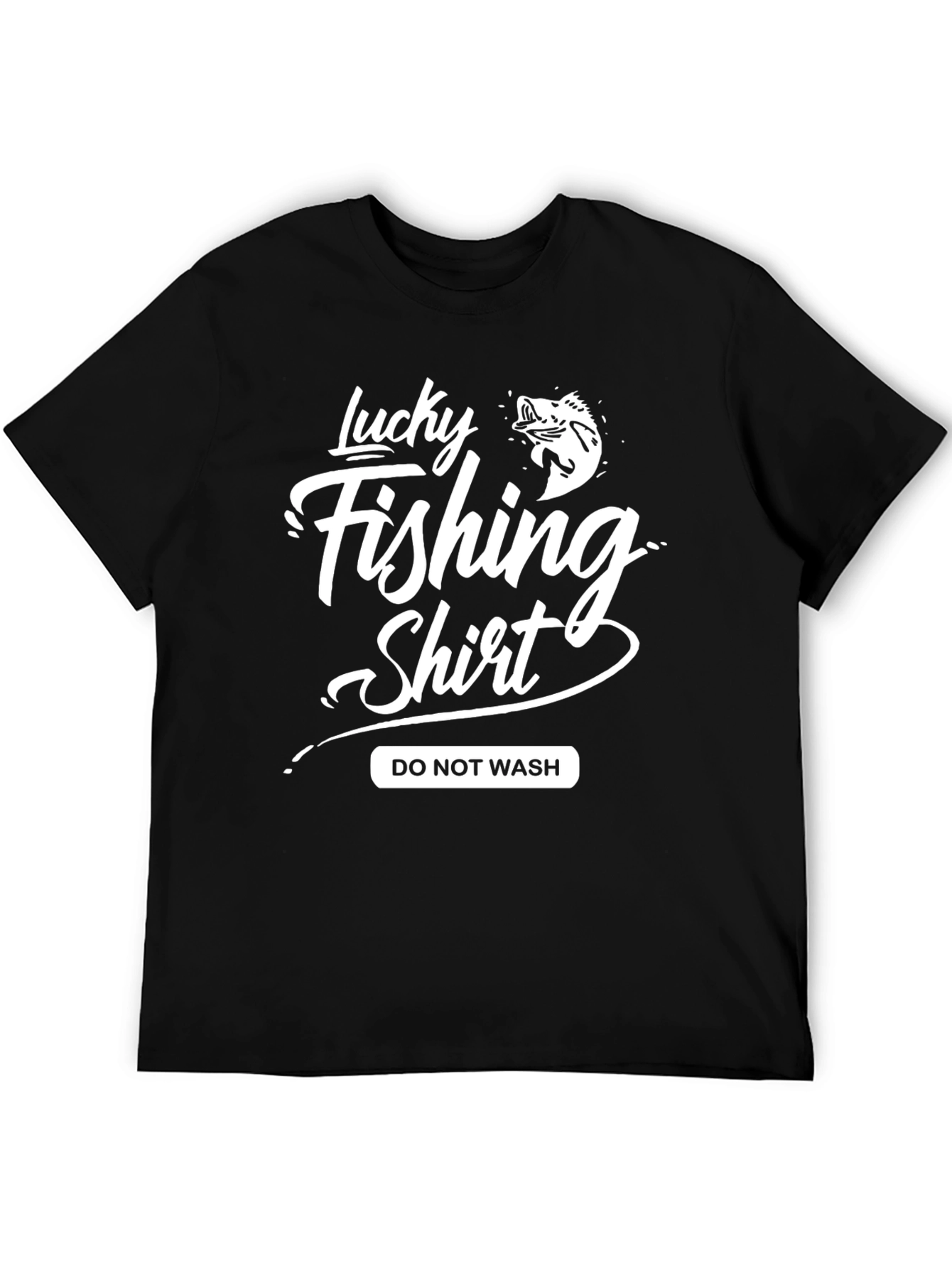 Lucky Fishing Shirt - Mens Graphic Tee