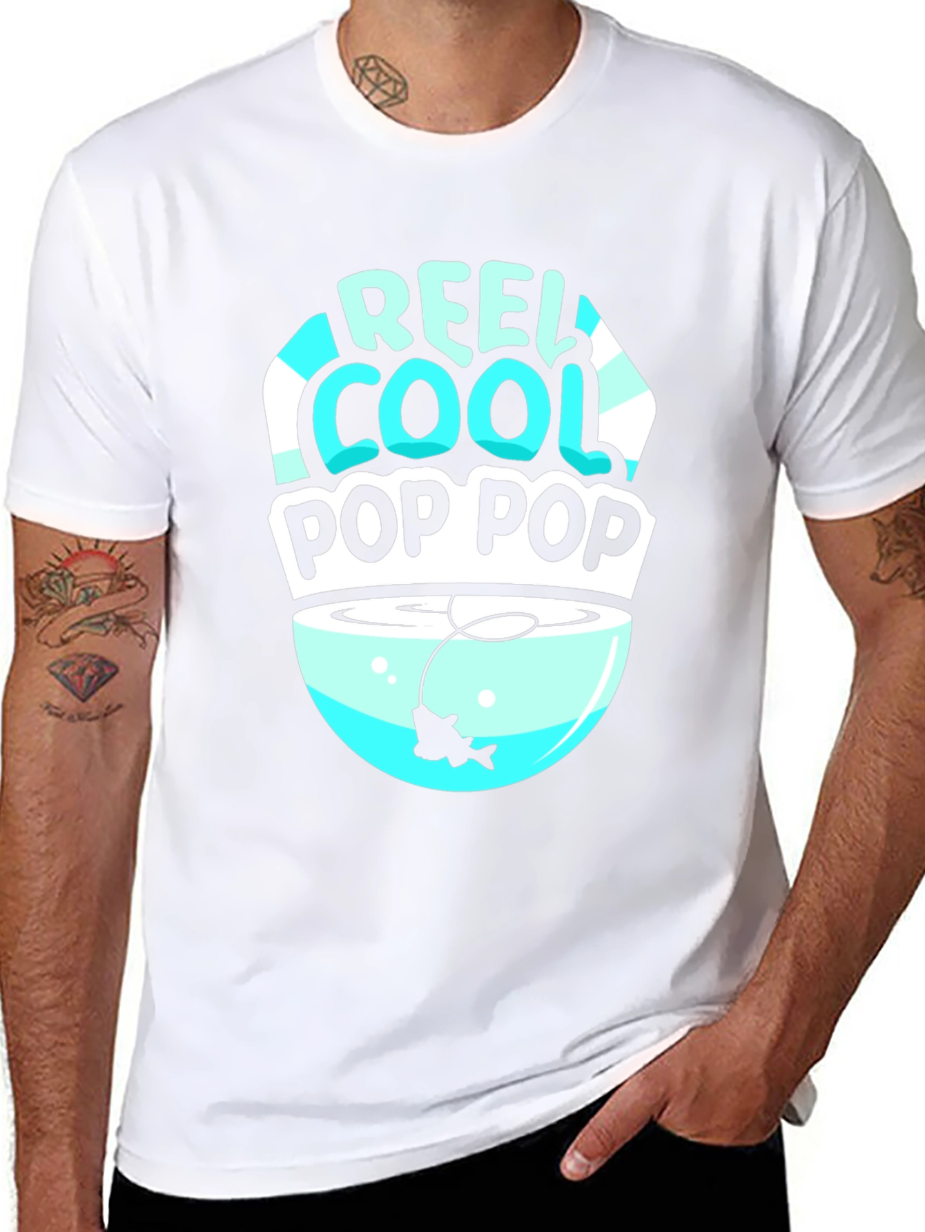 Reel Cool Pop Pop Fishing T-Shirt