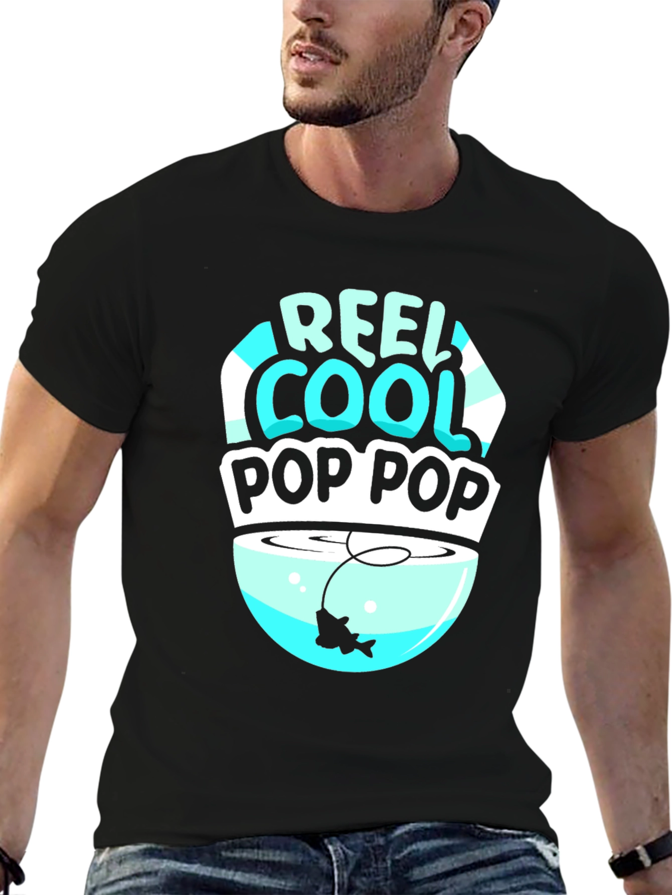 Reel Cool Pop Pop Fishing T-Shirt